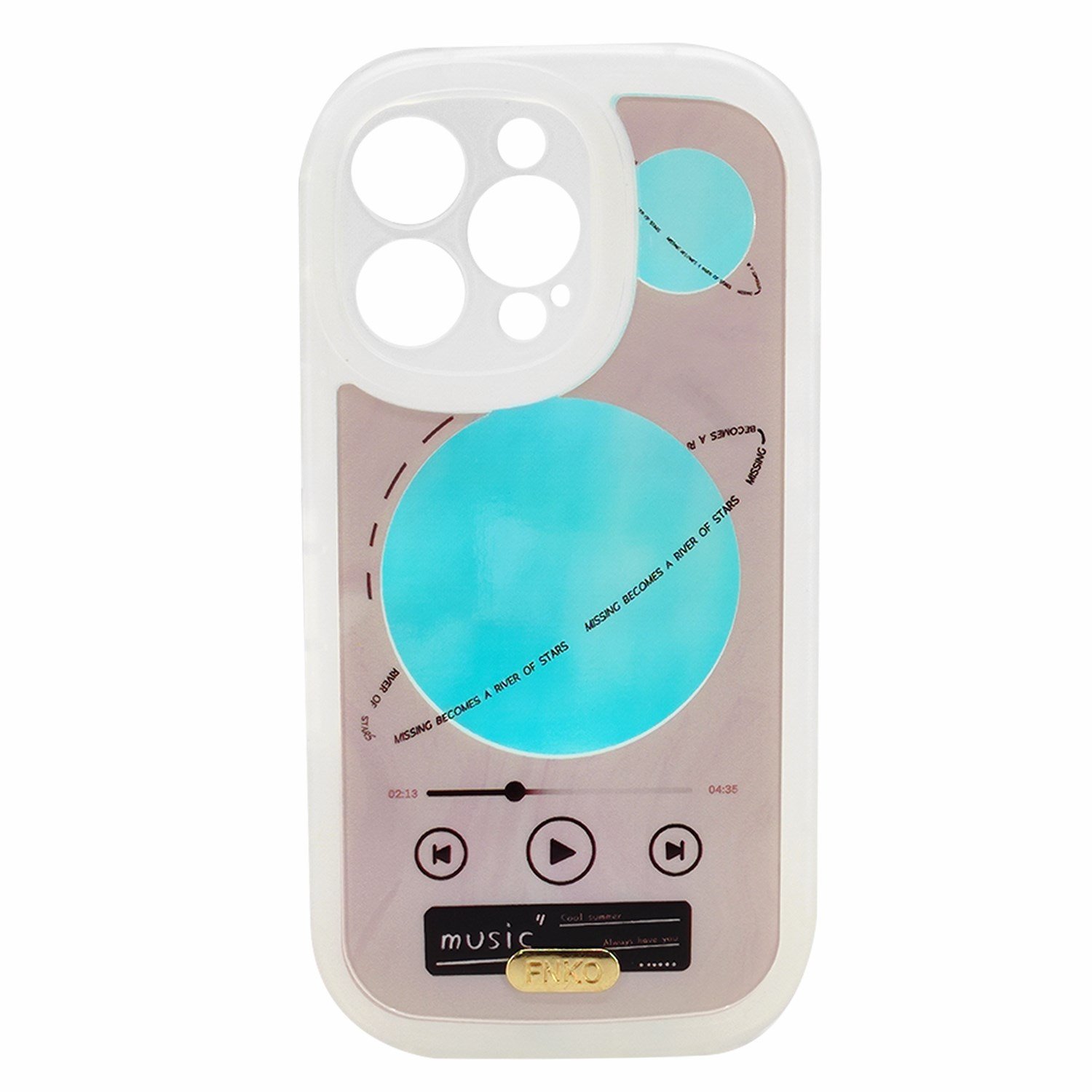 Nettech Apple iPhone 13 Pro Uyumlu Şeffaf Desenli Arka Koruma Kılıf NT-97026