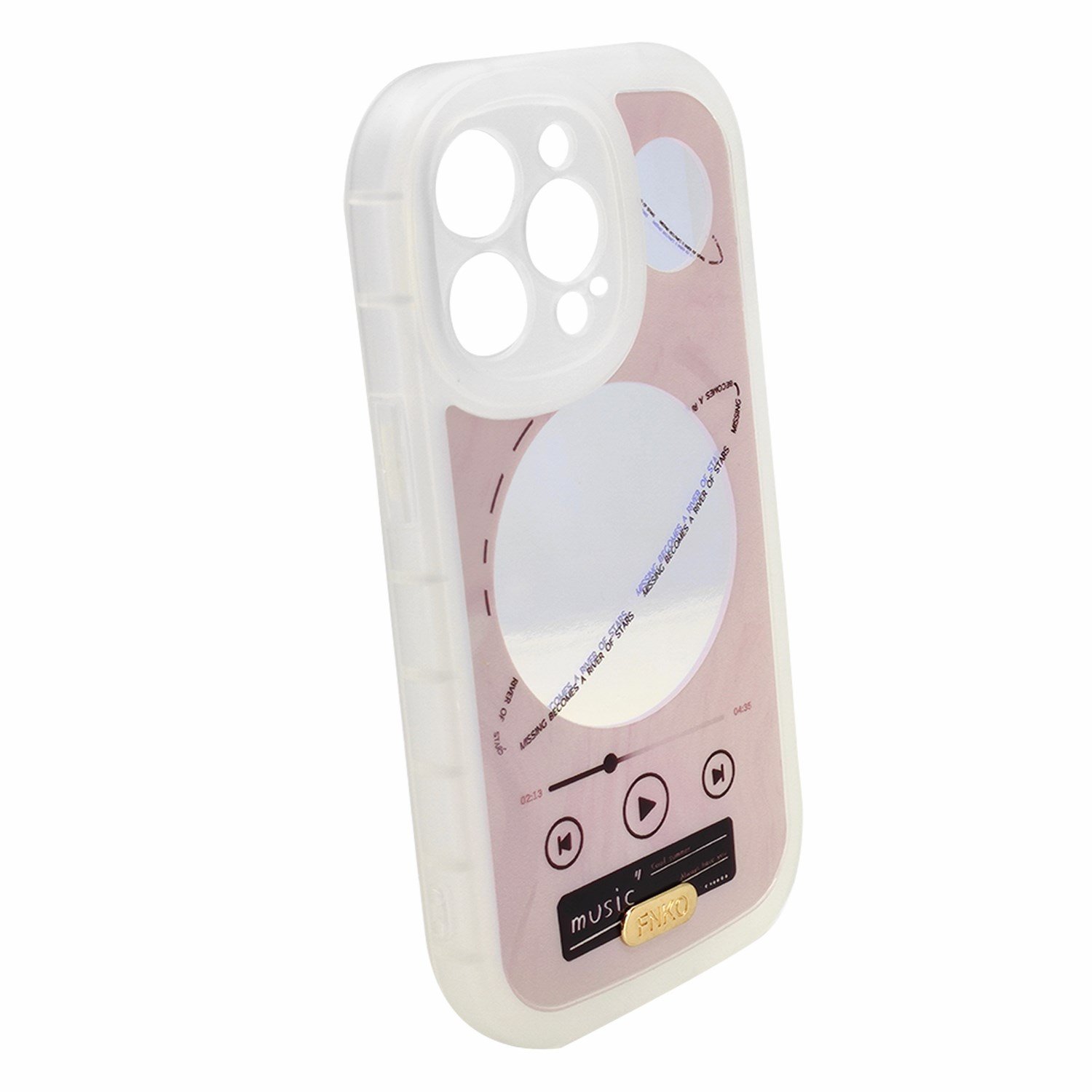 Nettech Apple iPhone 13 Pro Uyumlu Şeffaf Desenli Arka Koruma Kılıf NT-97026