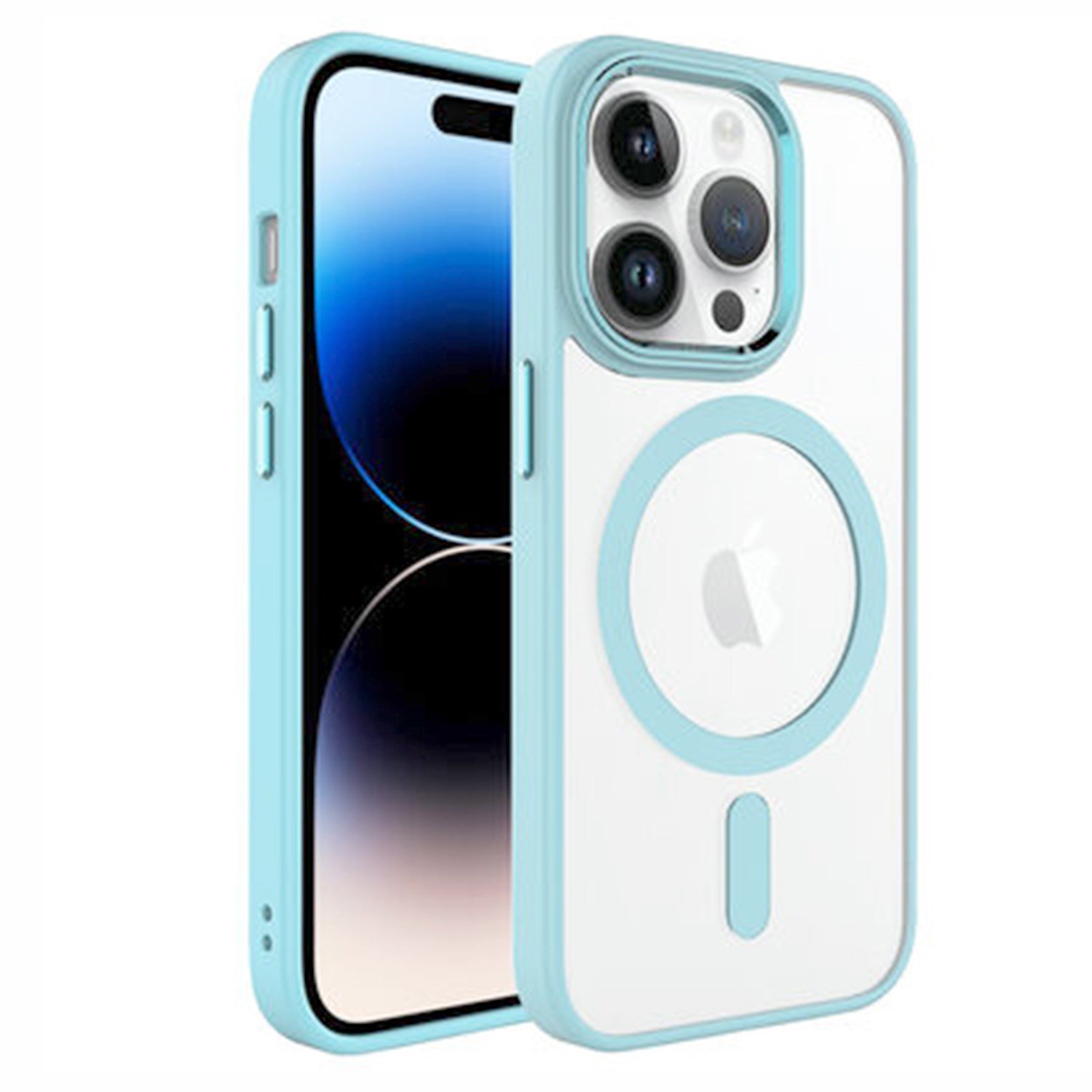 Nettech Apple iPhone 14 Pro Max Uyumlu Soft Akrilik Magsafe Seri Arka Koruma Kılıf NT-98133