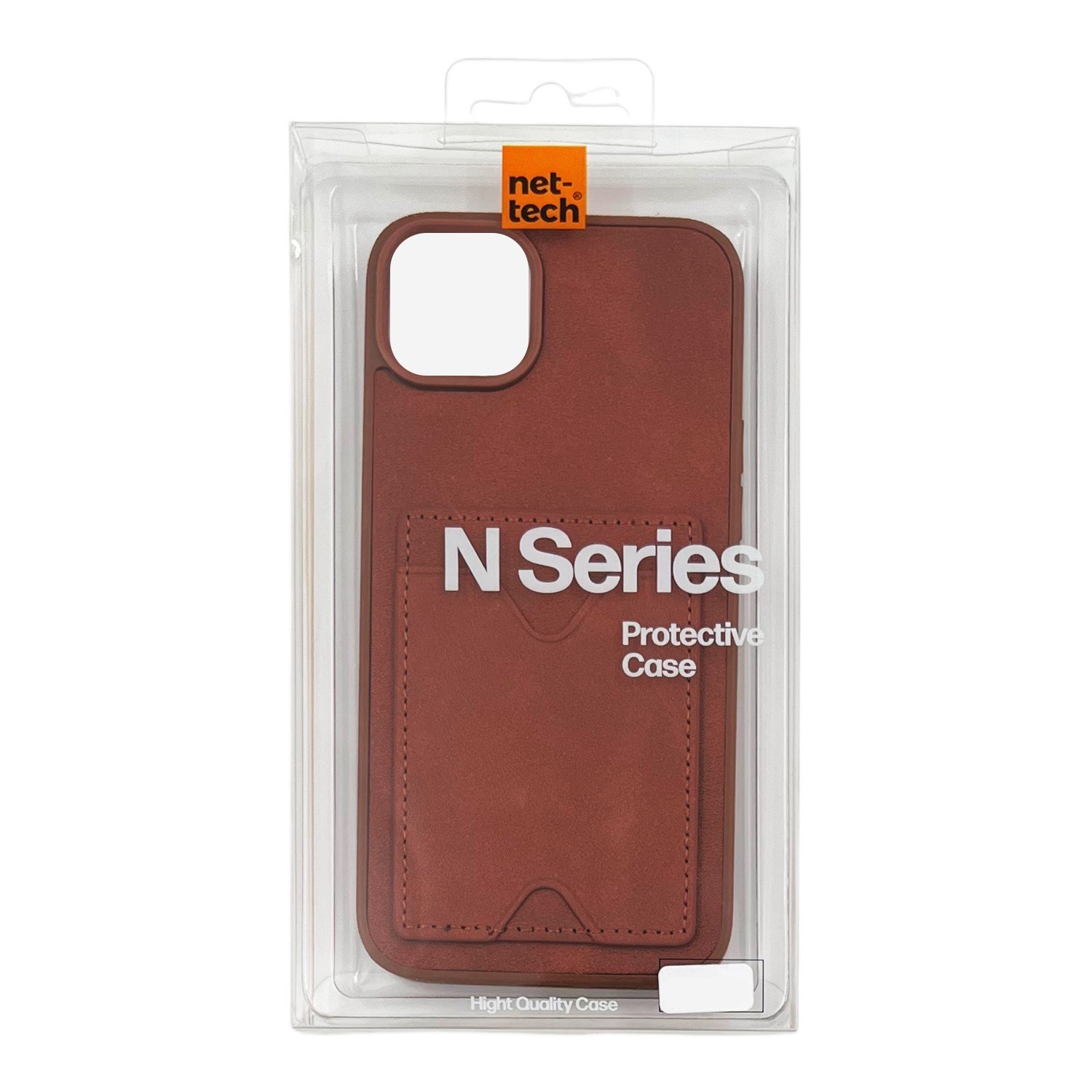Nettech Apple iPhone 14 Pro Max Uyumlu NT-N028 Deri Kartlık Arka Koruma Kılıf NT-107125