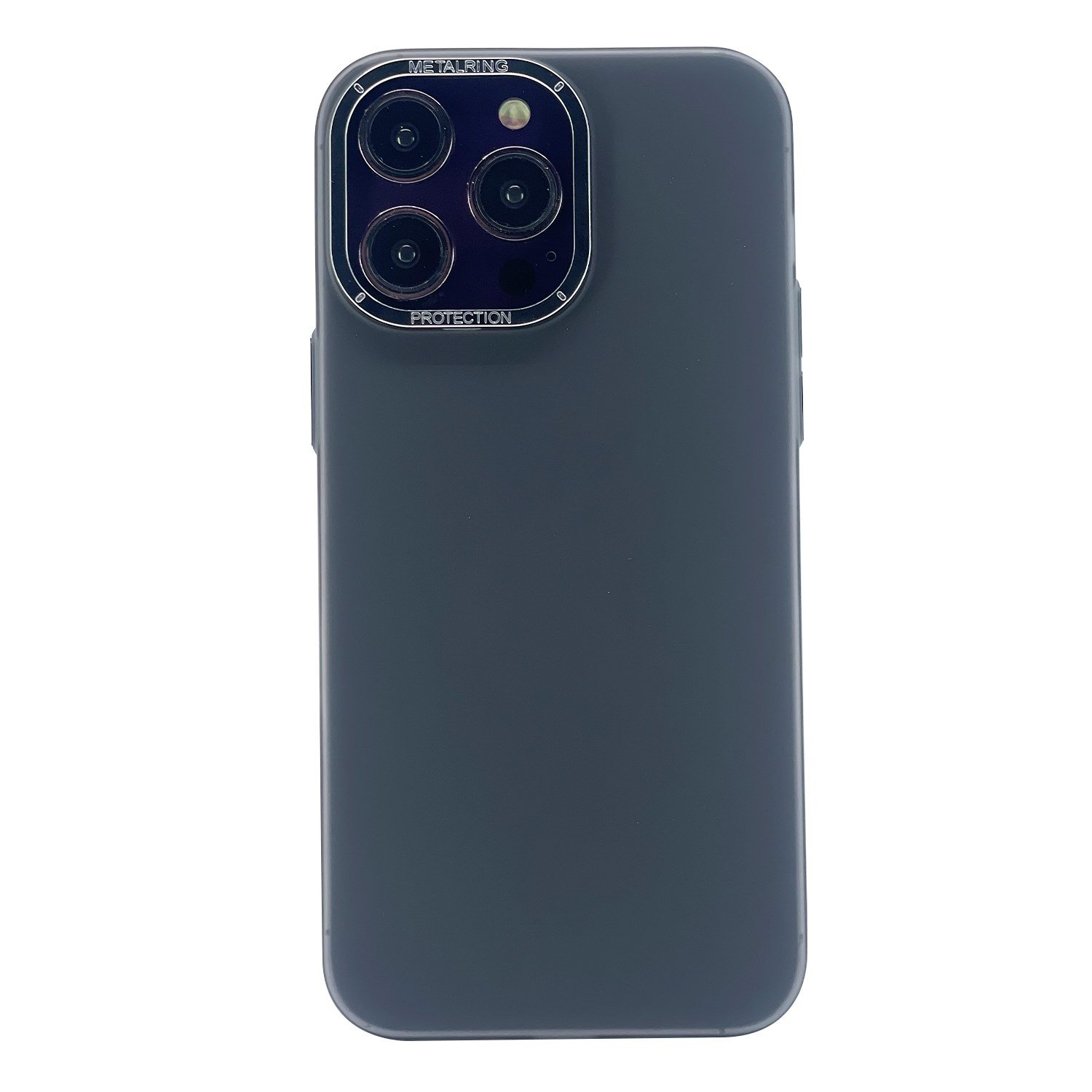 Nettech Apple iPhone 14 Pro Max Uyumlu Metal Çerçeveli Stil Seri Arka Koruma Kılıf NT-101663