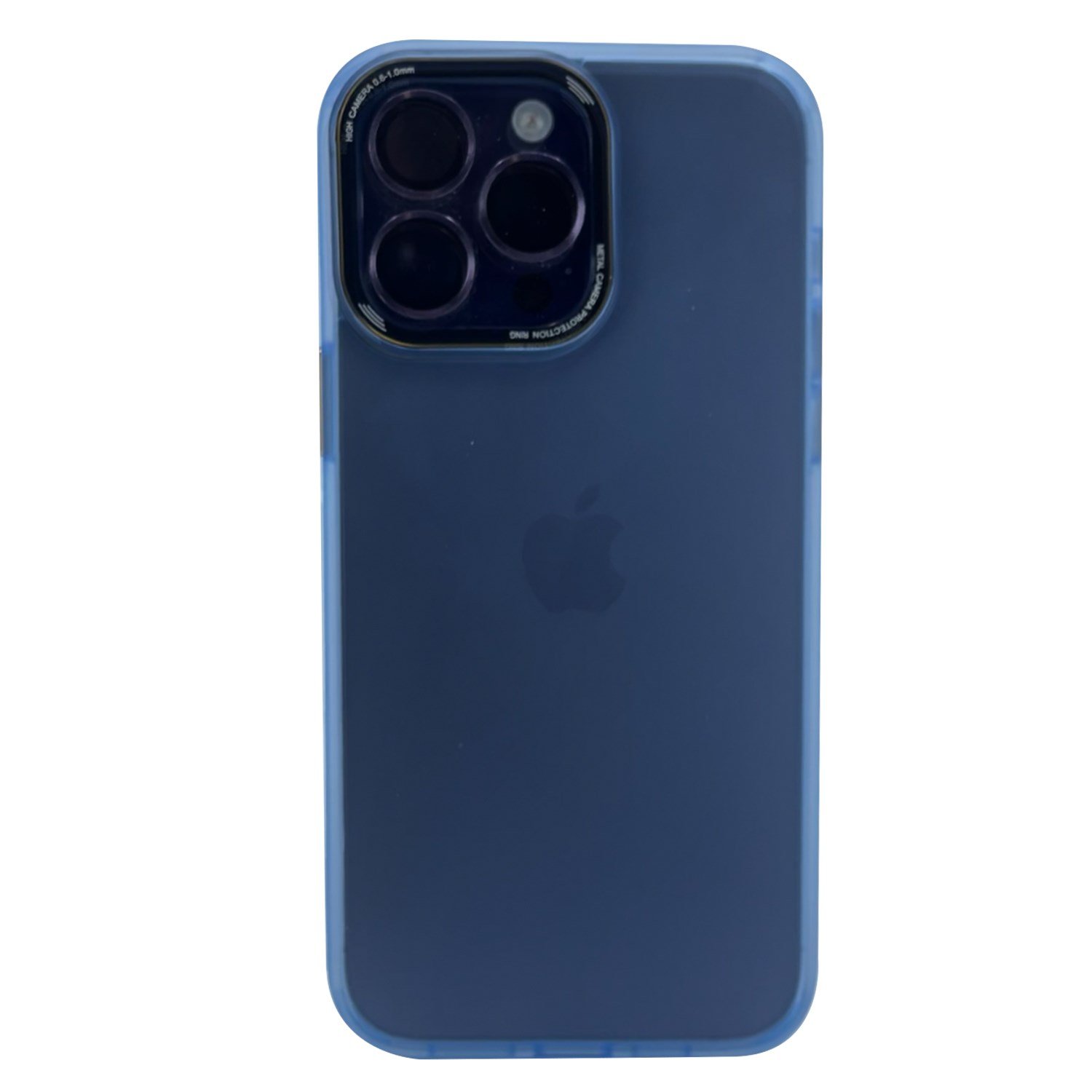 Nettech Apple iPhone 14 Pro Max Uyumlu Mika Renkli Çerçeveli Tuş Seri Arka Koruma Kılıf NT-99004