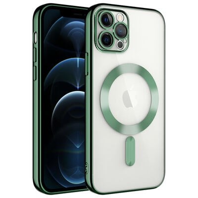 Nettech Apple iPhone 14 Pro Max Uyumlu Renkli Corner Magsafe Seri Arka Koruma Kılıf NT-99150