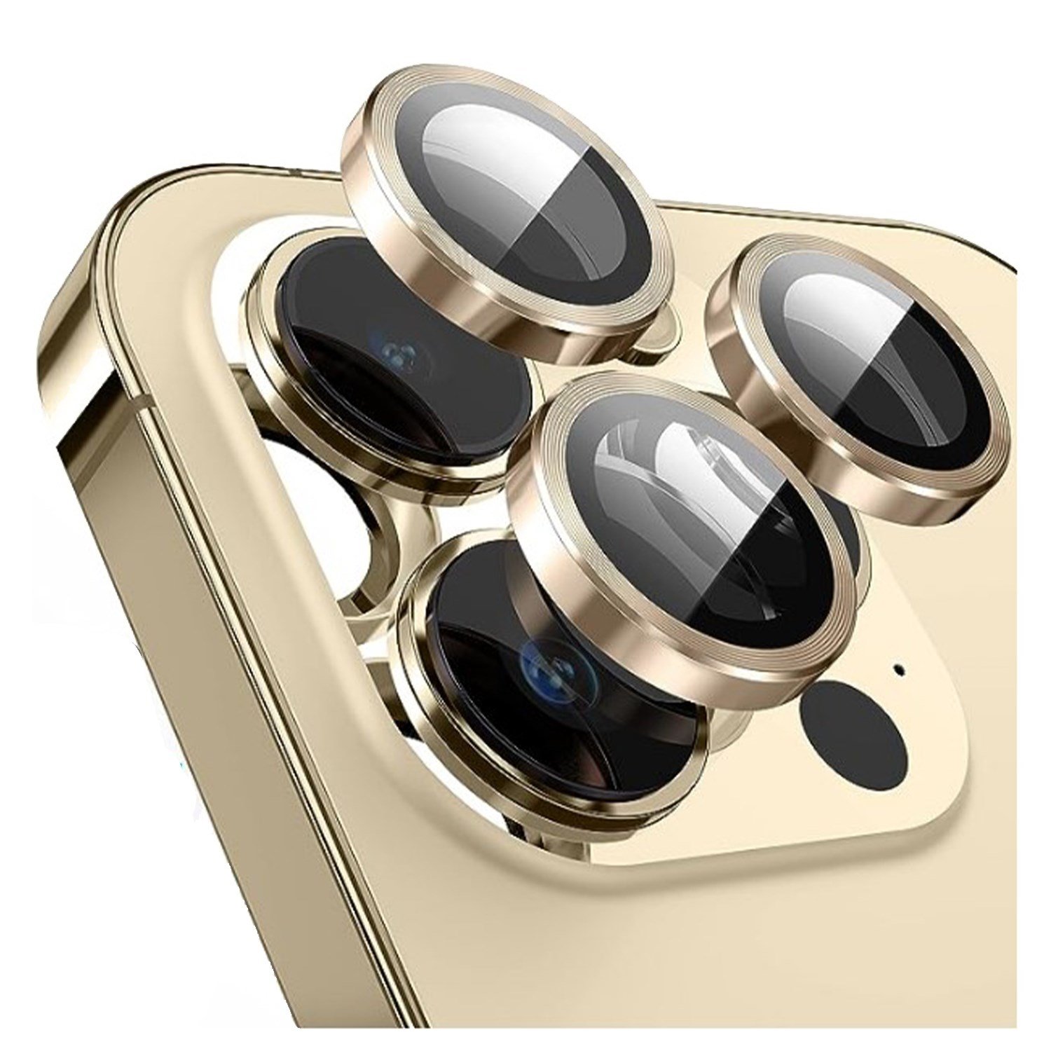 Nettech Apple iPhone 14 Pro Max Uyumlu Alüminyum Seri Kamera Cam Koruyucu NT-103089