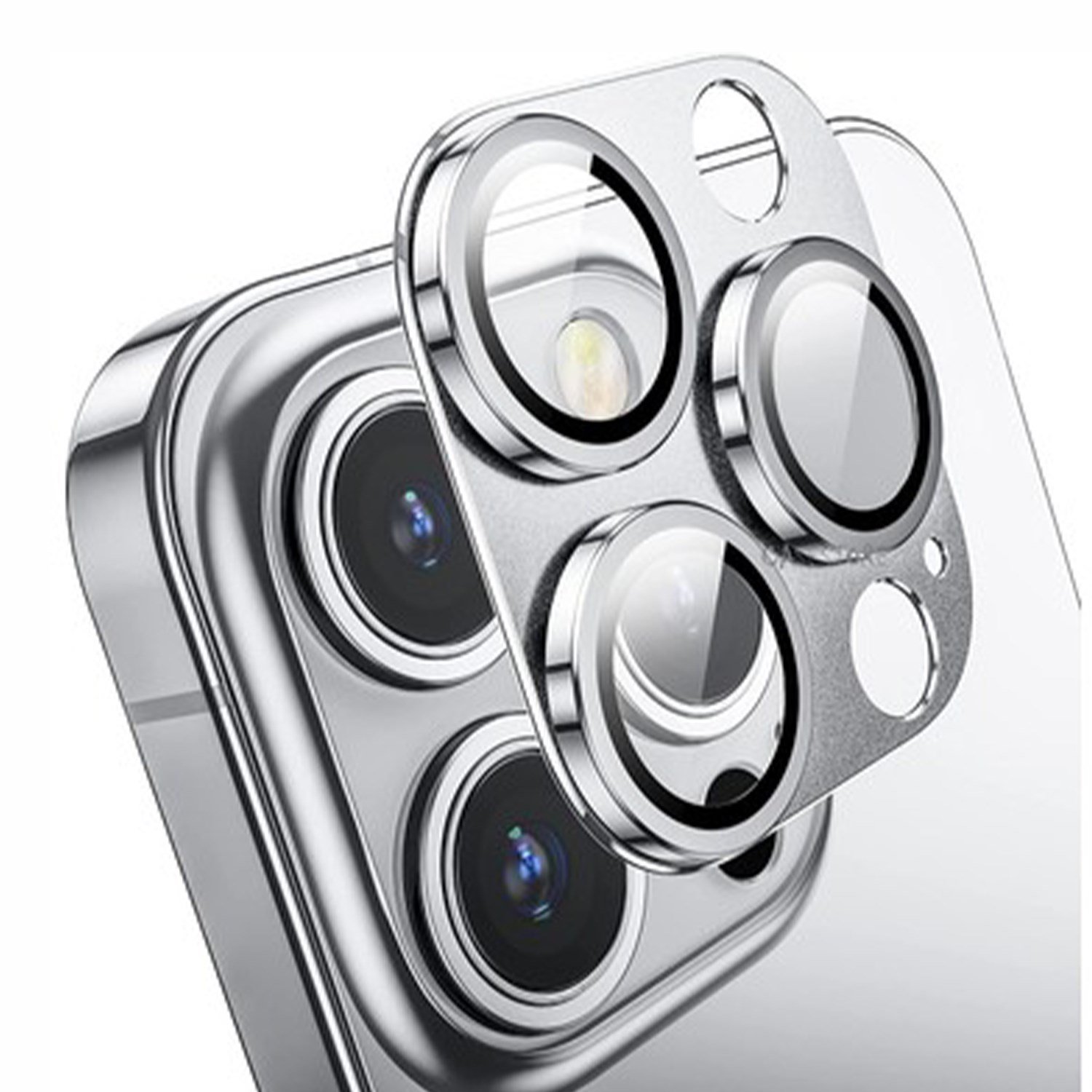 Nettech Apple iPhone 14 Pro Max Uyumlu Metalik Seri Kamera Cam Koruyucu NT-97526