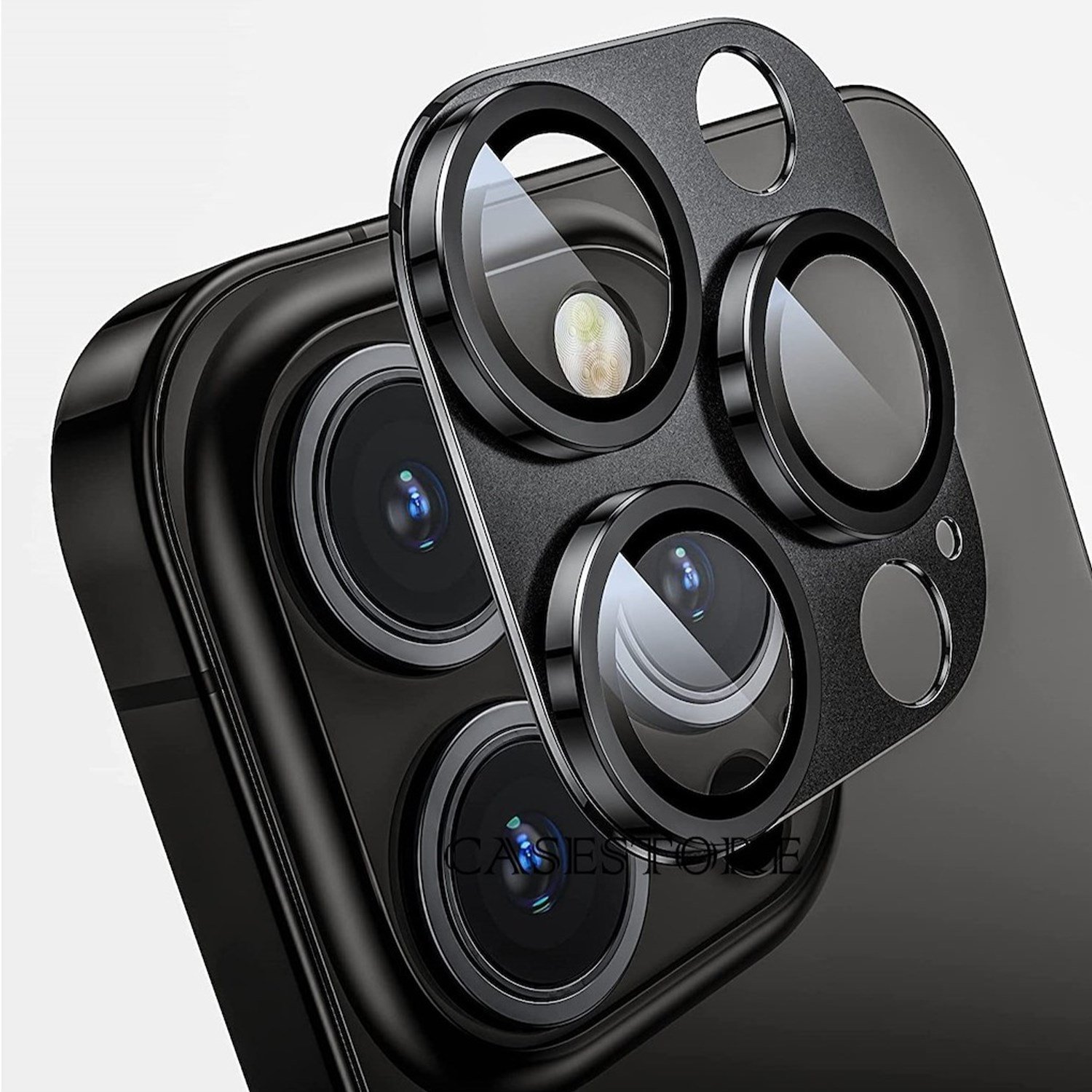 Nettech Apple iPhone 14 Pro Max Uyumlu Metalik Seri Kamera Cam Koruyucu NT-97526
