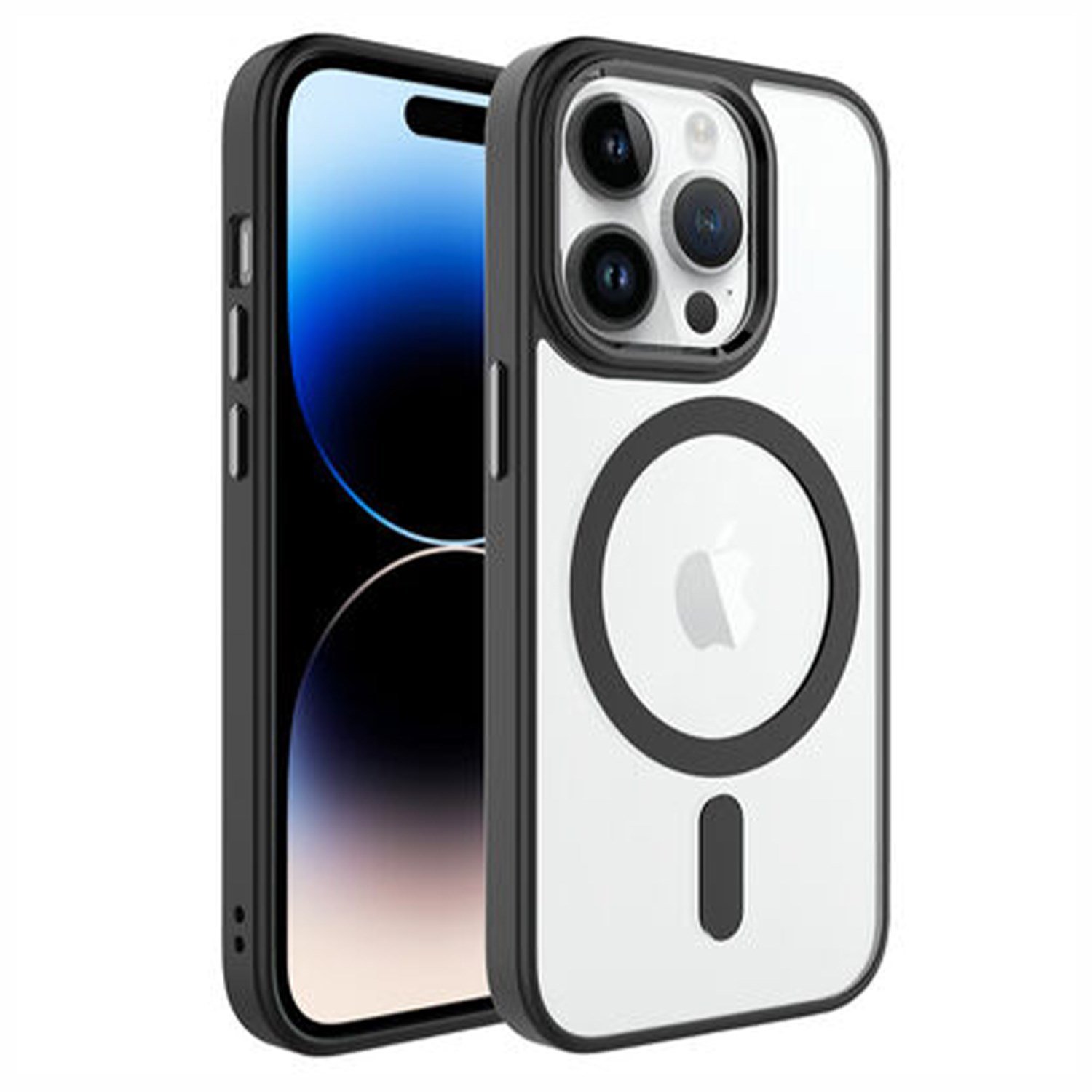 Nettech Apple iPhone 14 Pro Max Uyumlu Soft Akrilik Magsafe Seri Arka Koruma Kılıf NT-98133