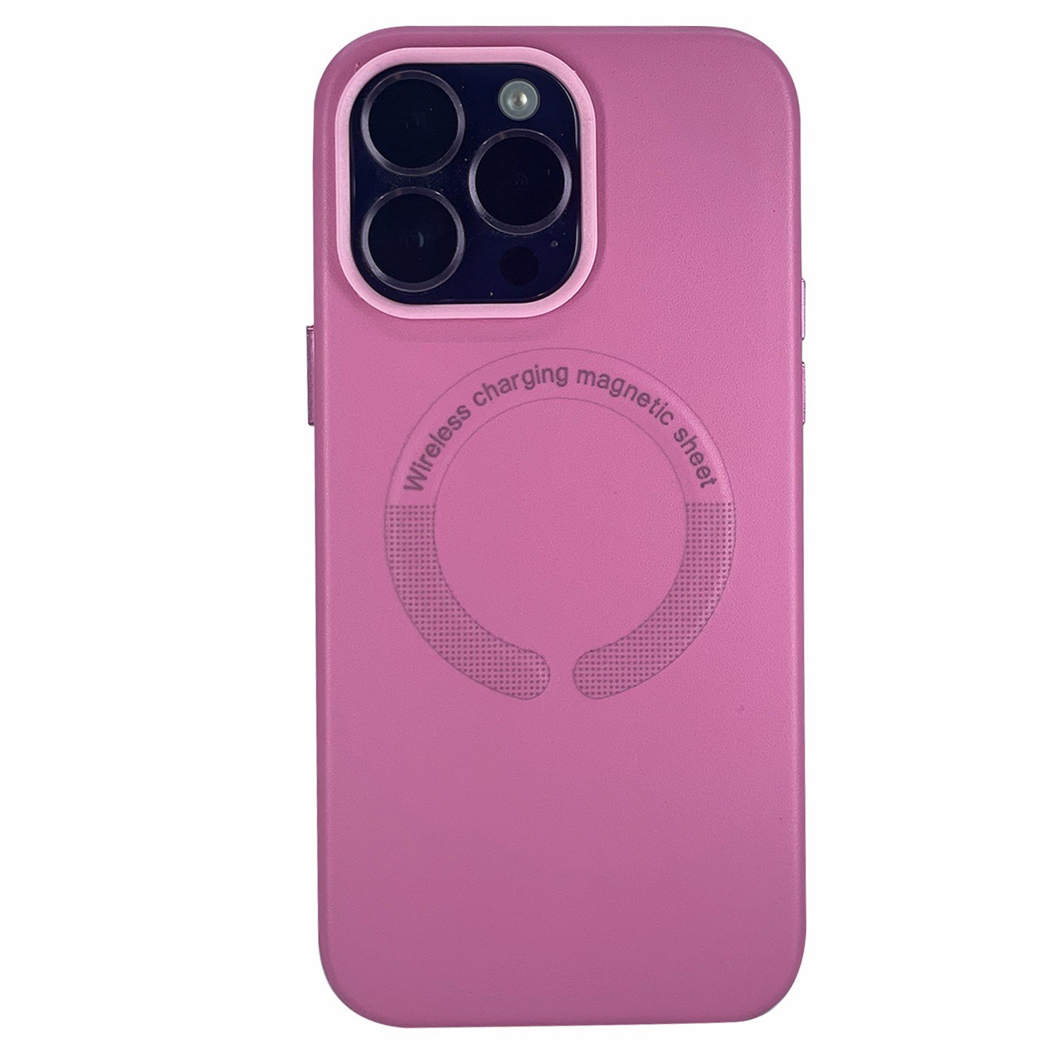 Nettech Apple iPhone 14 Pro Max Uyumlu Deri Magsafe Seri Arka Koruma Kılıf NT-98267