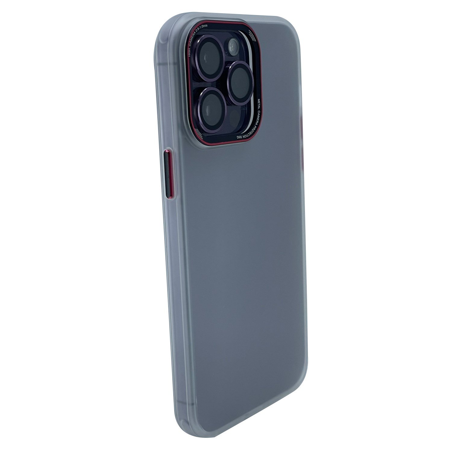 Nettech Apple iPhone 14 Pro Max Uyumlu Mika Renkli Çerçeveli Tuş Seri Arka Koruma Kılıf NT-99004