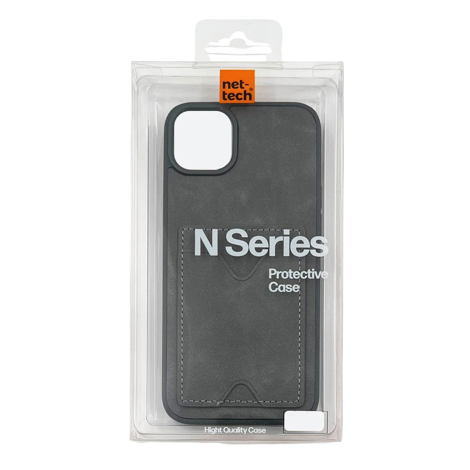Nettech Apple iPhone 14 Pro Max Uyumlu NT-N028 Deri Kartlık Arka Koruma Kılıf NT-107125