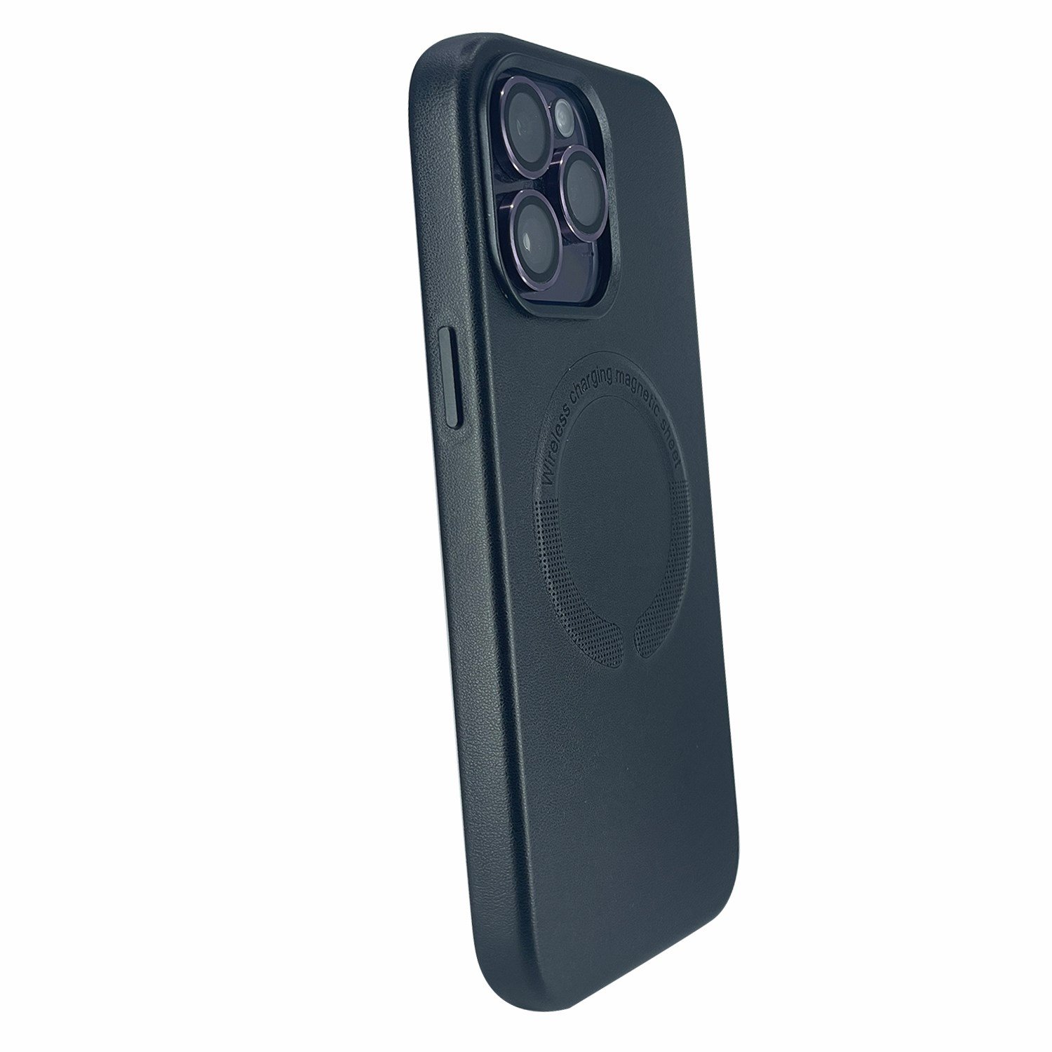 Nettech Apple iPhone 14 Pro Max Uyumlu Deri Magsafe Seri Arka Koruma Kılıf NT-98267