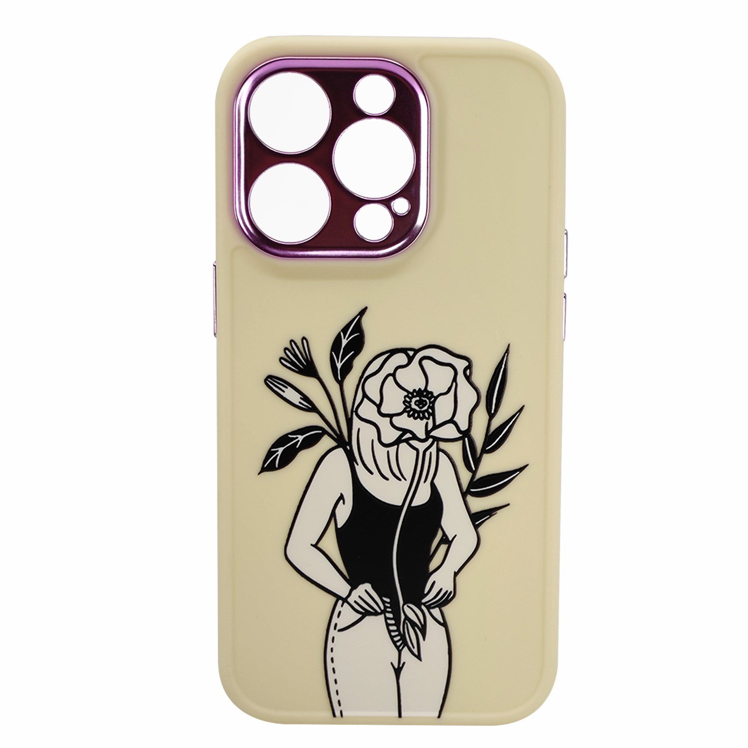 Nettech Apple iPhone 14 Pro Uyumlu Lopard Desen Seri Arka Koruma Kılıf NT-97186