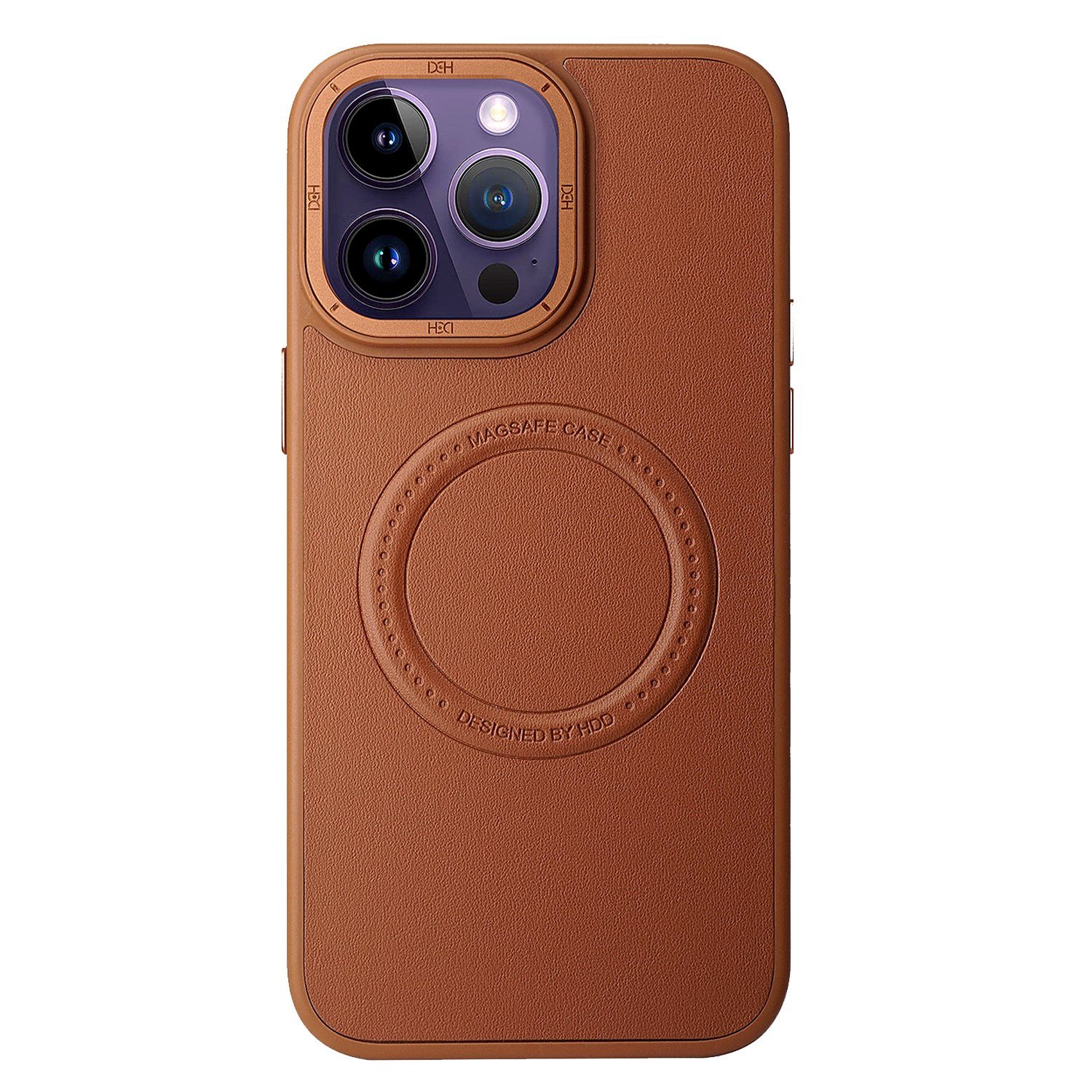 Nettech Apple iPhone 14 Pro Uyumlu Manyetik Deri Magsafe Seri Arka Koruma Kılıf NT-101402