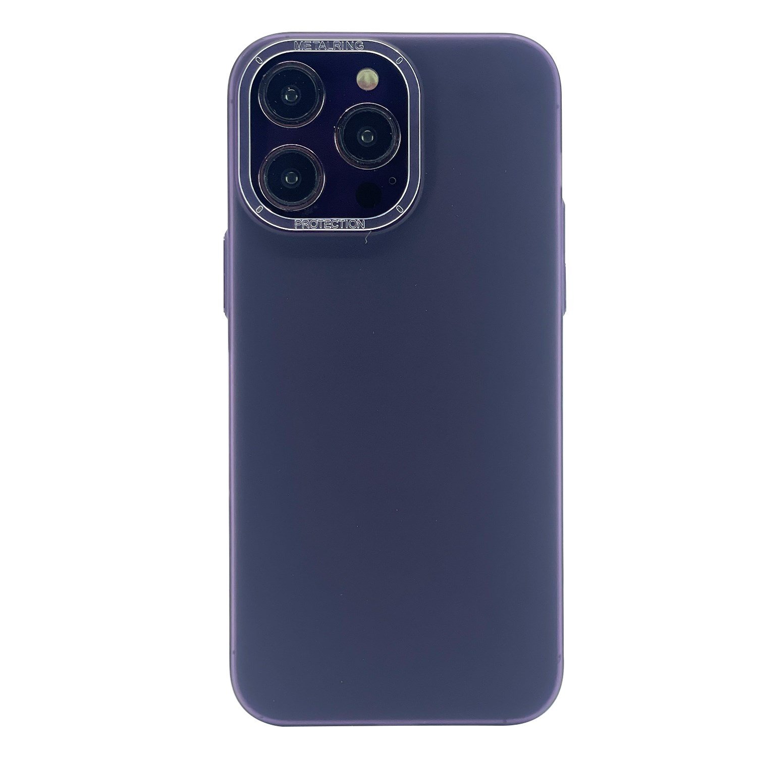 Nettech Apple iPhone 14 Pro Uyumlu Metal Çerçeveli Stil Seri Arka Koruma Kılıf NT-101657