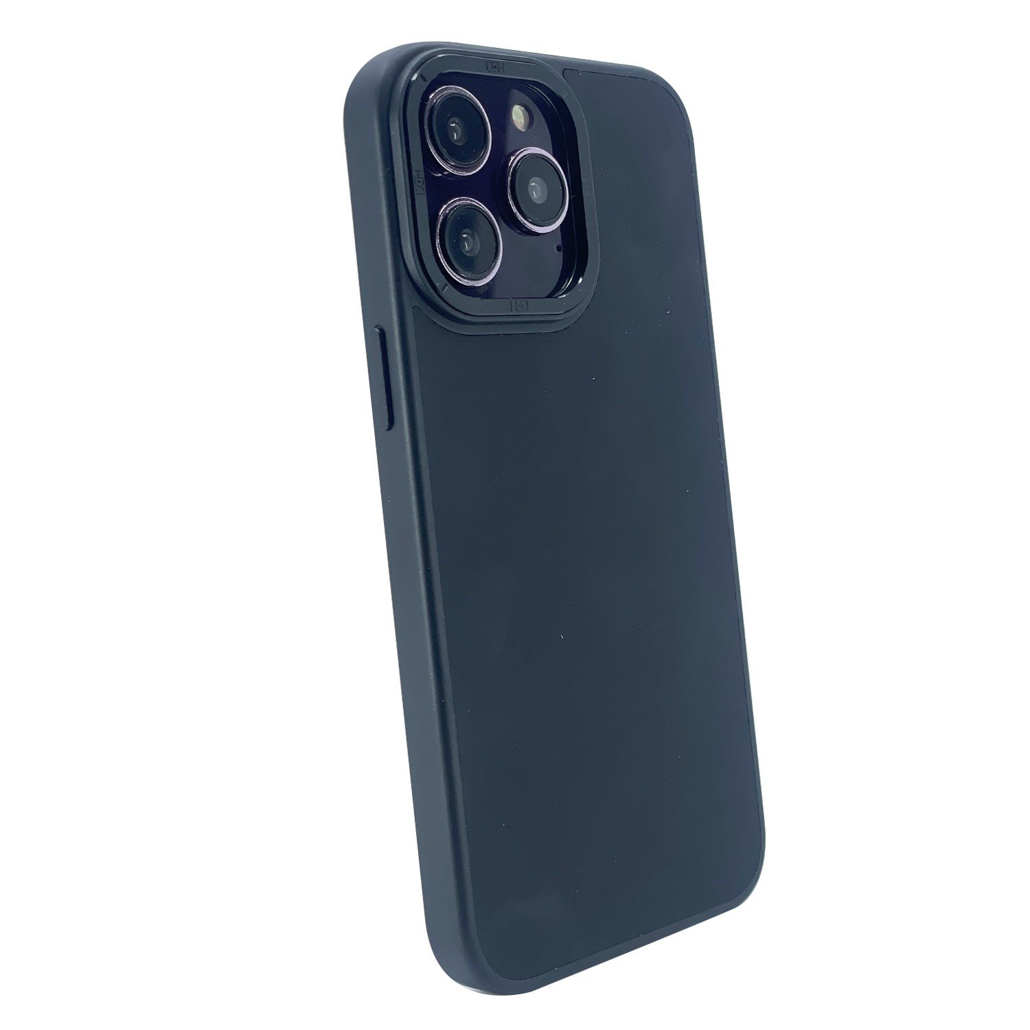 Nettech Apple iPhone 14 Pro Uyumlu Metal Çerçeveli Deri Arka Koruma Kılıf NT-101513