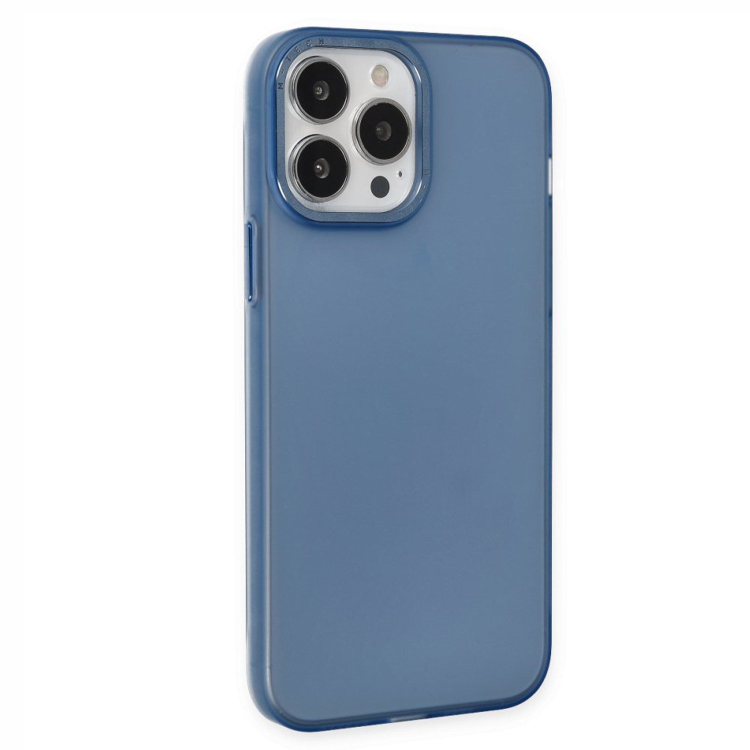 Nettech Apple iPhone 14 Pro Uyumlu Metal Kamera Çerçeveli Arka Koruma Kılıf NT-96932