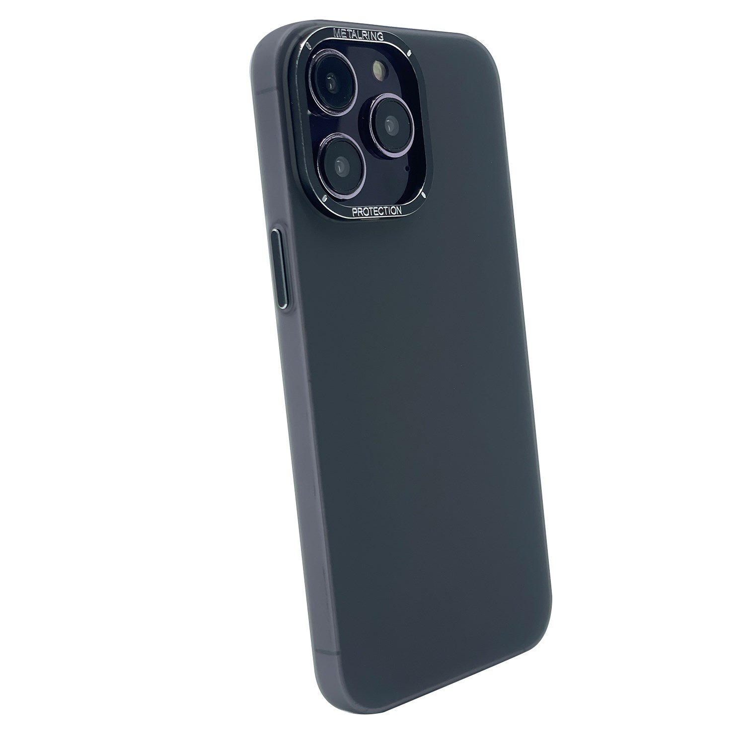 Nettech Apple iPhone 14 Pro Uyumlu Metal Çerçeveli Stil Seri Arka Koruma Kılıf NT-101657