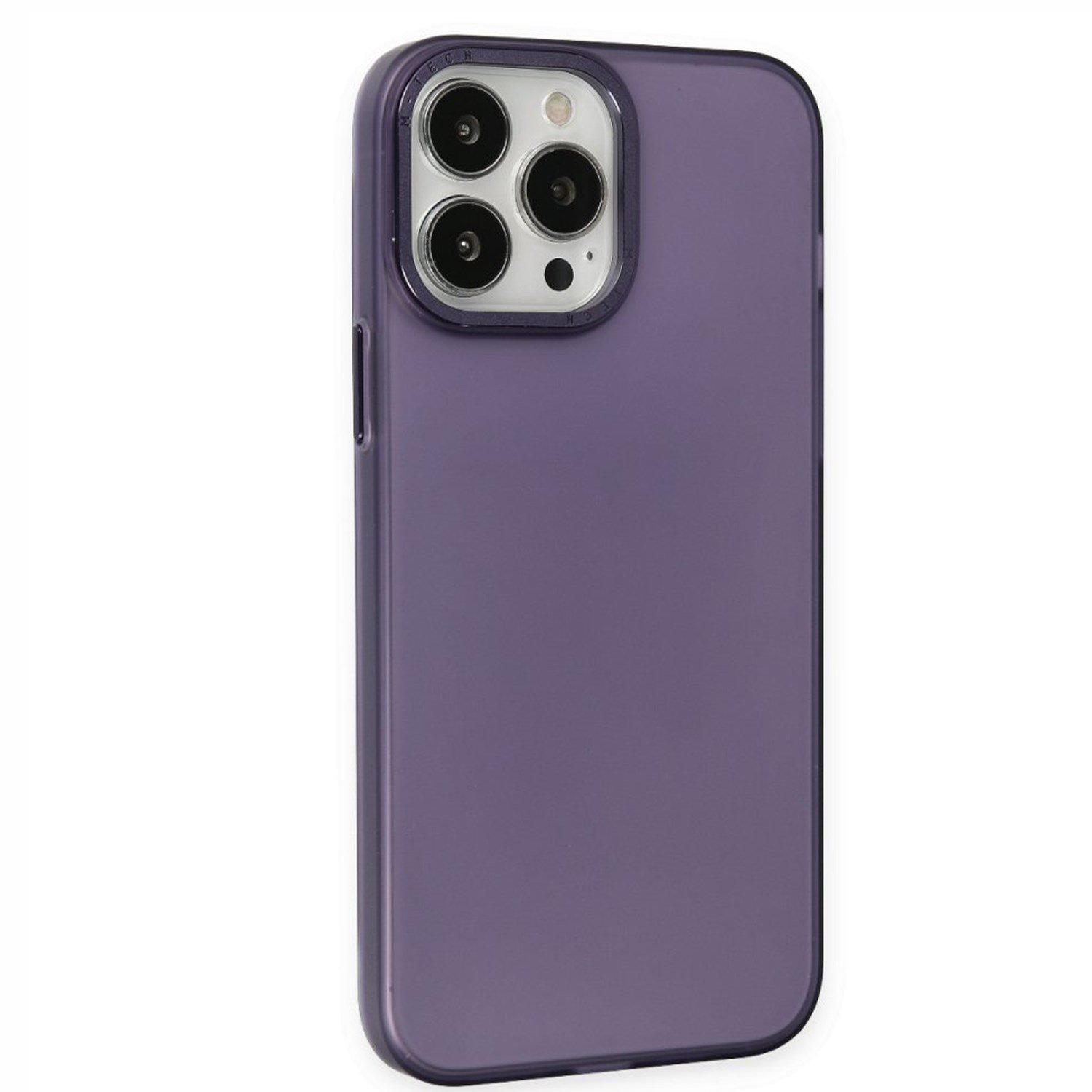 Nettech Apple iPhone 14 Pro Uyumlu Metal Kamera Çerçeveli Arka Koruma Kılıf NT-96932