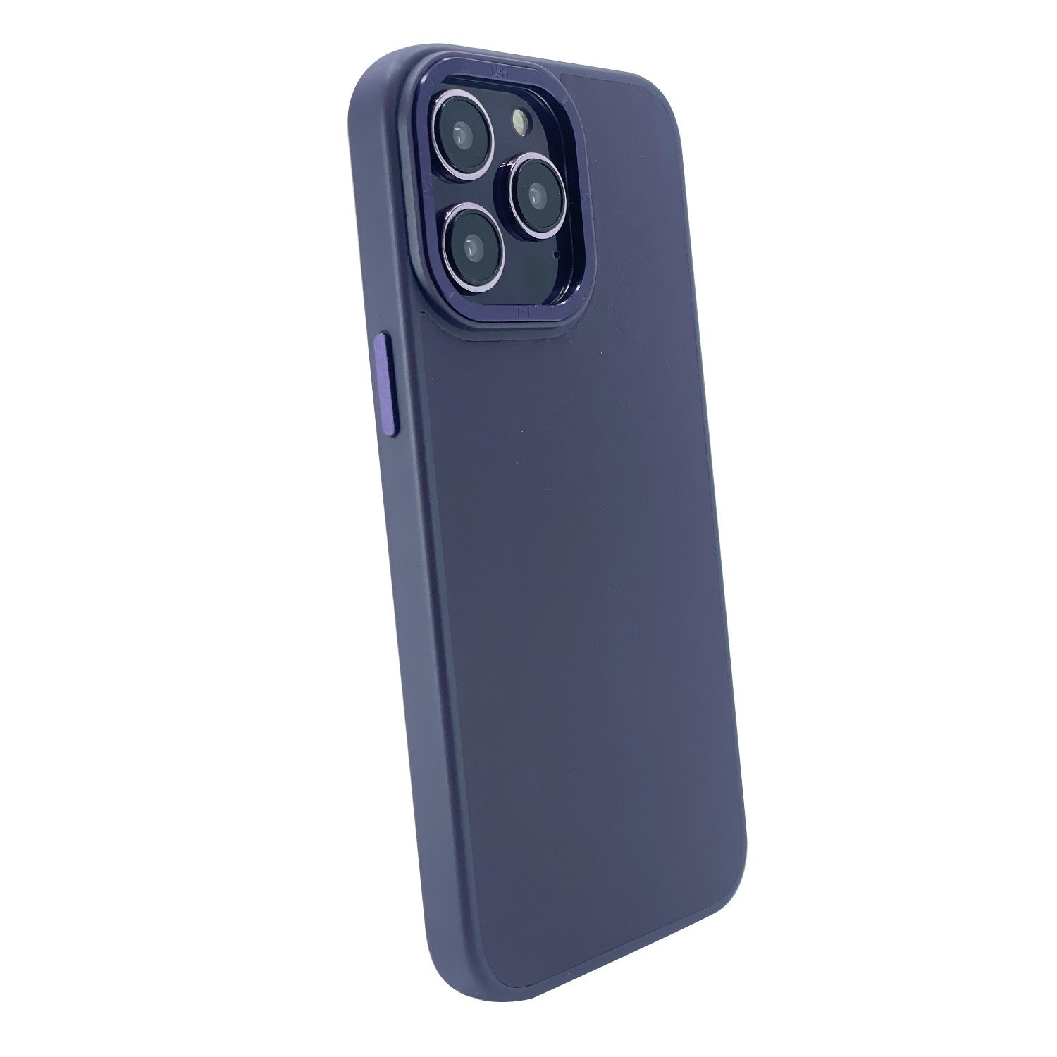 Nettech Apple iPhone 14 Pro Uyumlu Metal Çerçeveli Deri Arka Koruma Kılıf NT-101513
