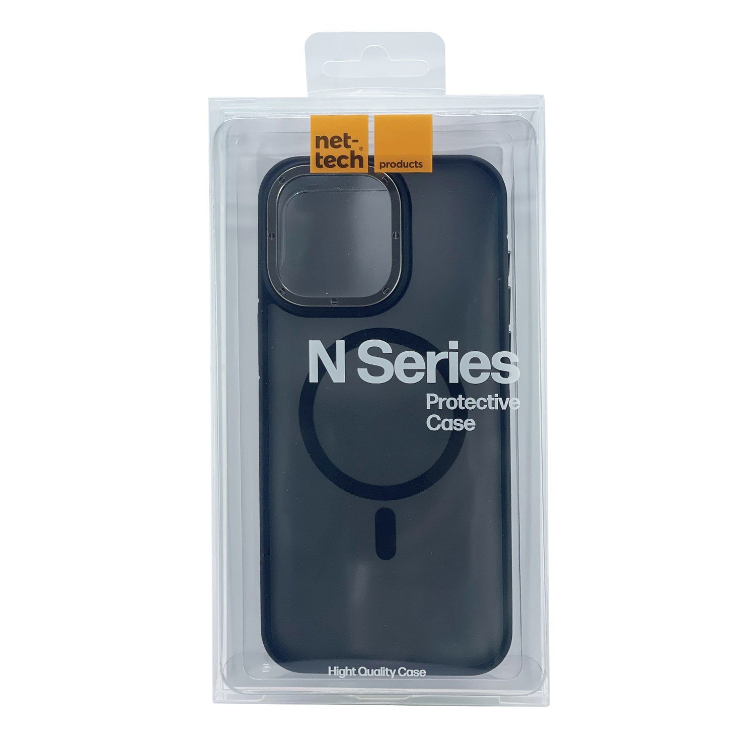 Nettech Apple iPhone 14 Pro Uyumlu Metal Çerçeveli Skın Frıendly Magsafe Seri Arka Koruma Kılıf NT-101973