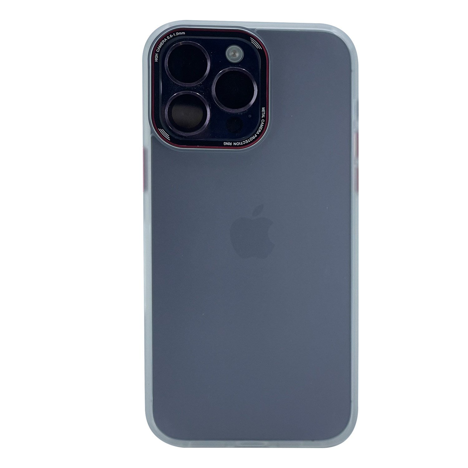 Nettech Apple iPhone 14 Pro Uyumlu Mika Renkli Çerçeveli Tuş Seri Arka Koruma Kılıf NT-98998