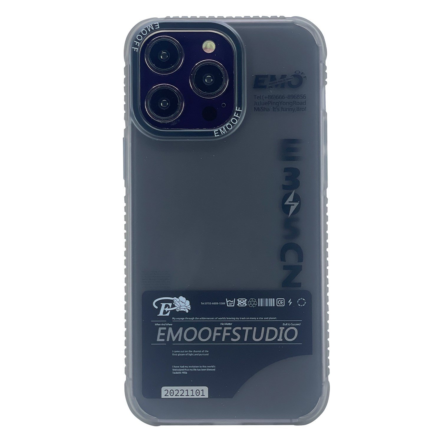 Nettech Apple iPhone 14 Pro Uyumlu Pozitif Baskılı Seri Arka Koruma Kılıf NT-101153