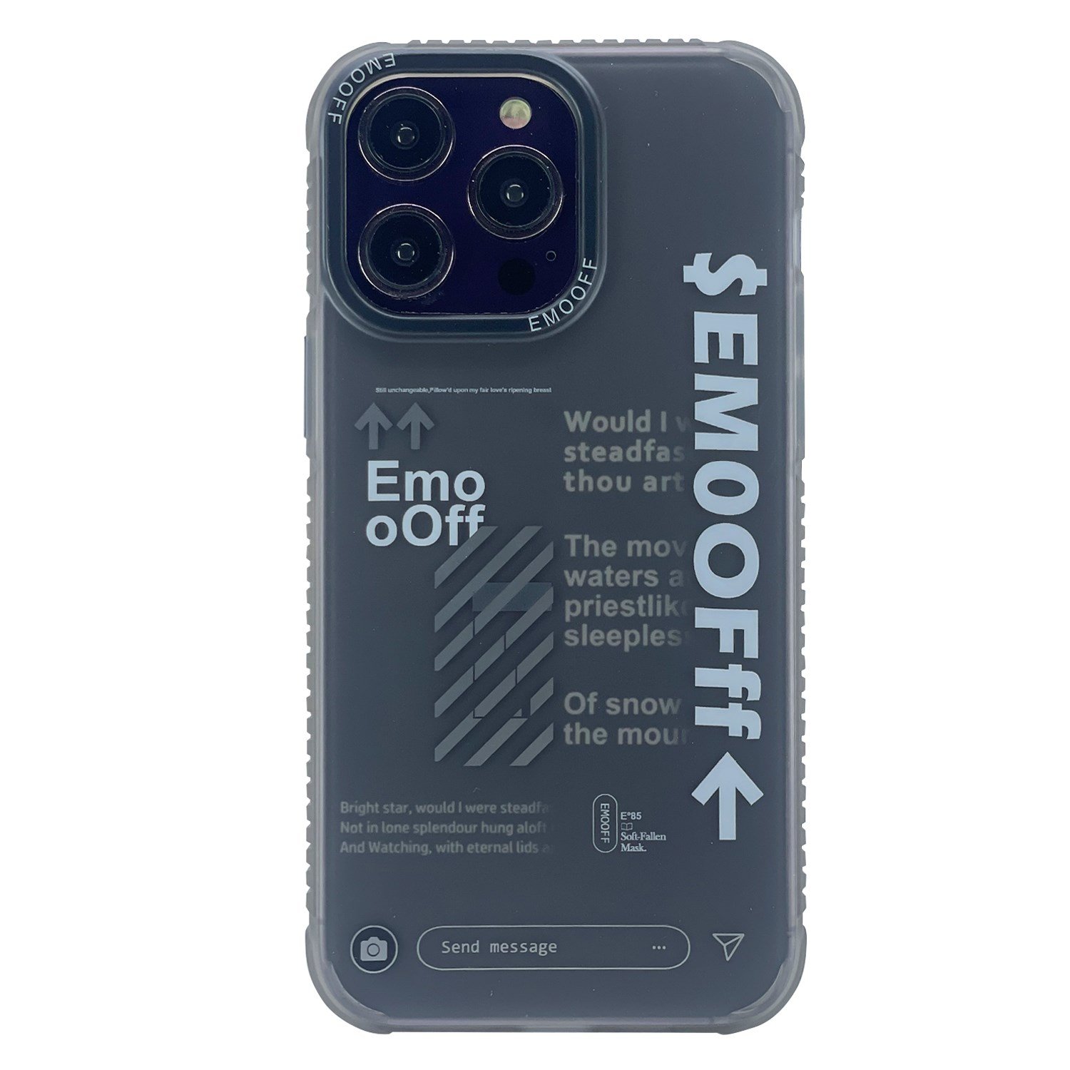 Nettech Apple iPhone 14 Pro Uyumlu Pozitif Baskılı Seri Arka Koruma Kılıf NT-101153