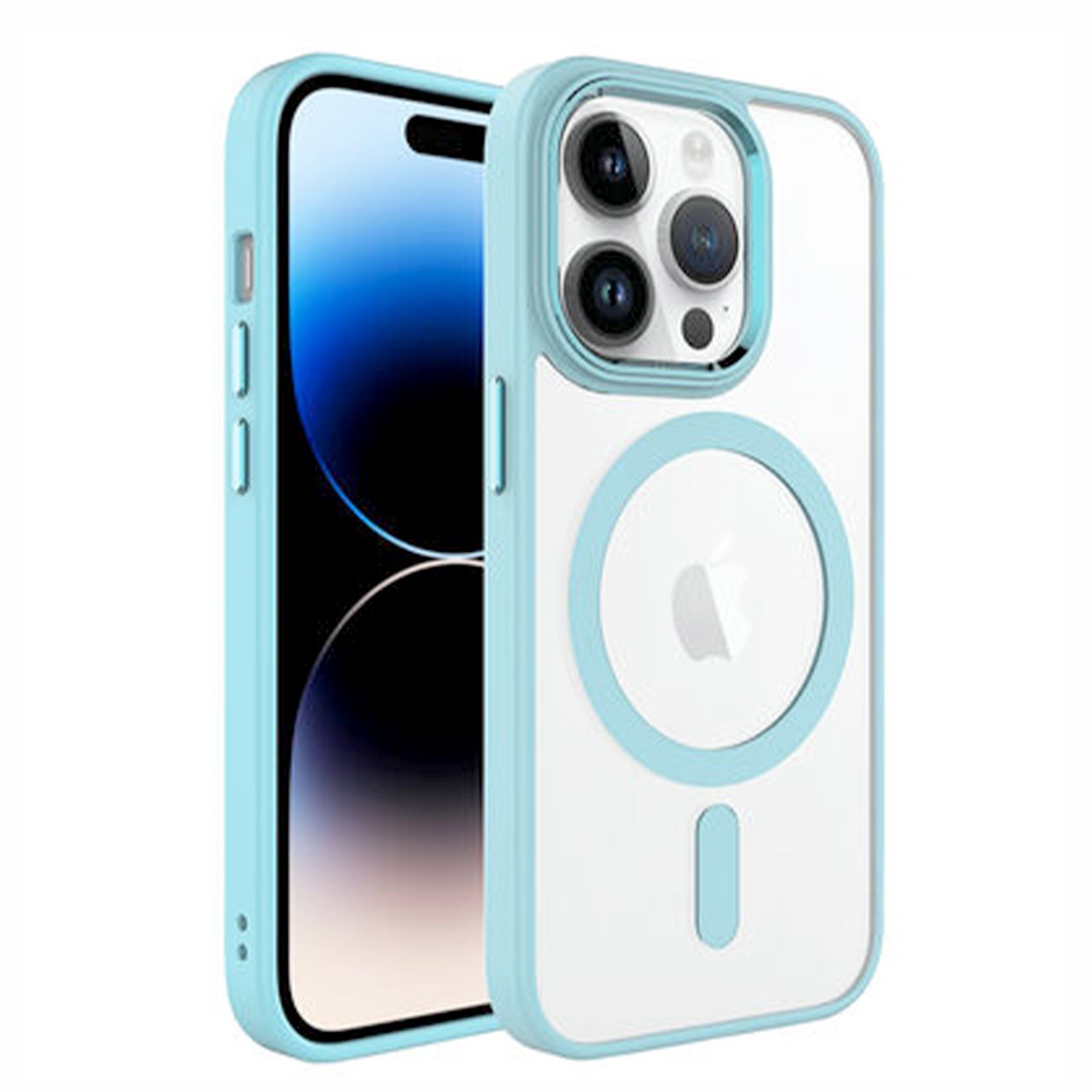 Nettech Apple iPhone 14 Pro Uyumlu Soft Akrilik Magsafe Seri Arka Koruma Kılıf NT-98126
