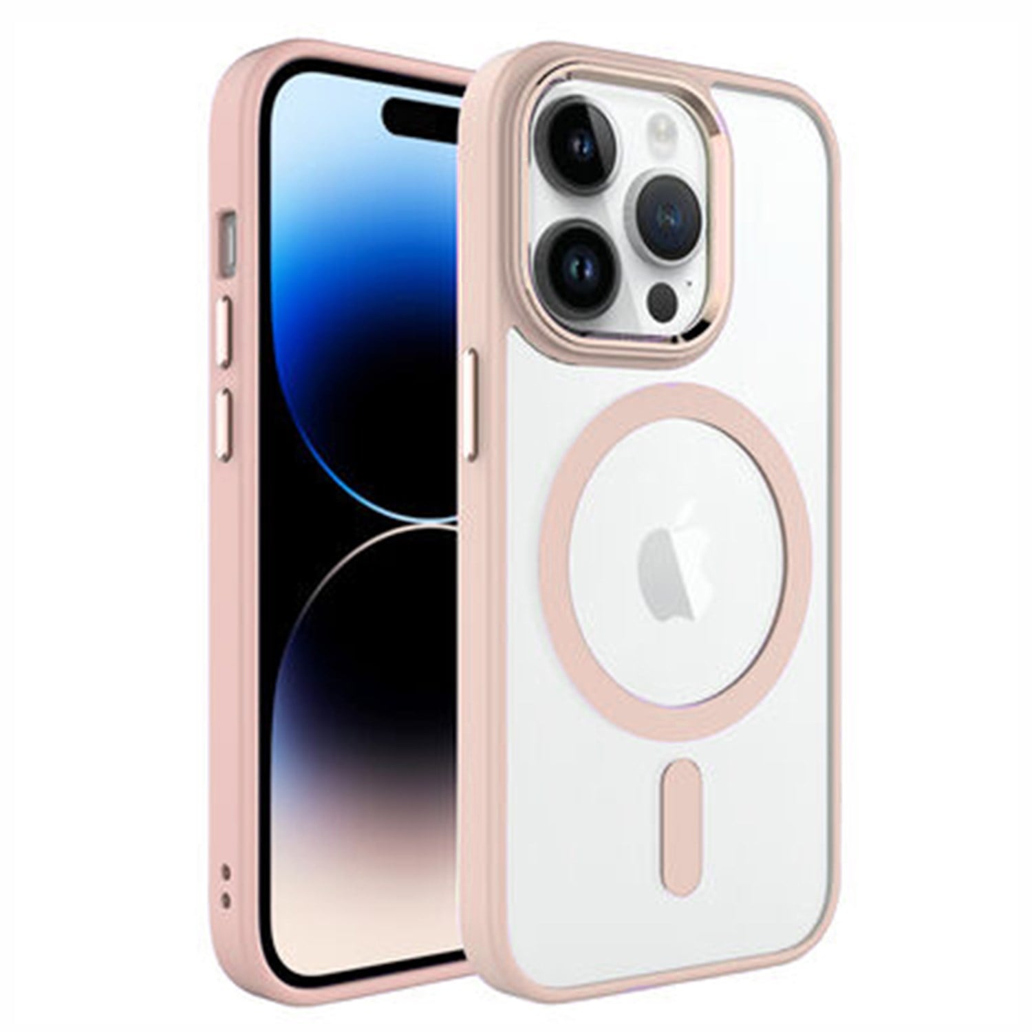 Nettech Apple iPhone 14 Pro Uyumlu Soft Akrilik Magsafe Seri Arka Koruma Kılıf NT-98126