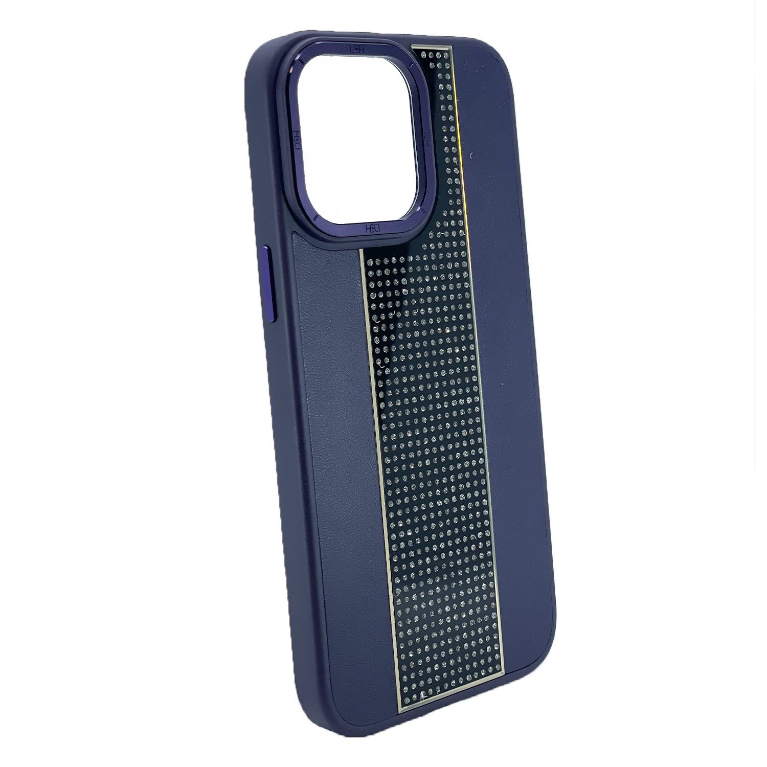 Nettech Apple iPhone 14 Pro Uyumlu Taşlı Deri Seri Arka Koruma Kılıf NT-101491