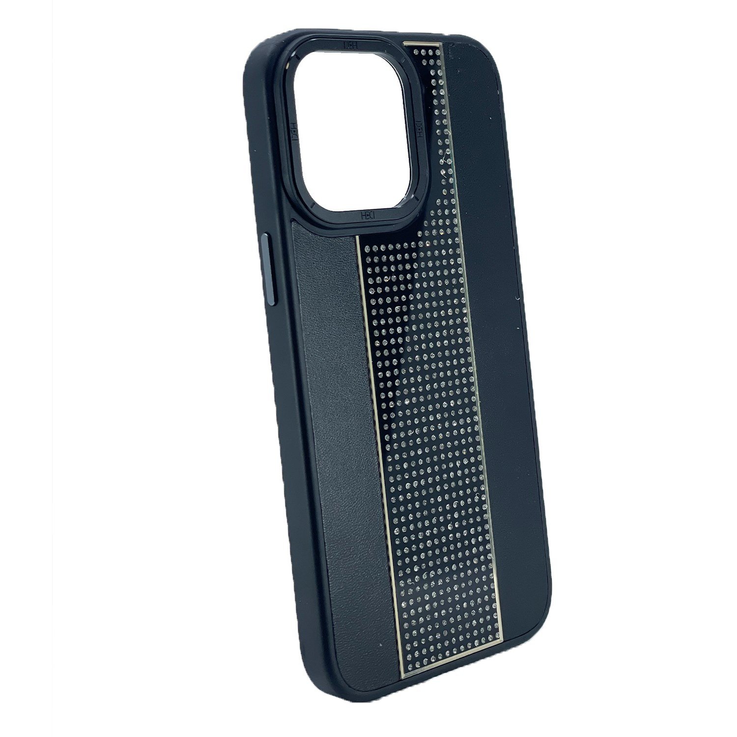 Nettech Apple iPhone 14 Pro Uyumlu Taşlı Deri Seri Arka Koruma Kılıf NT-101491