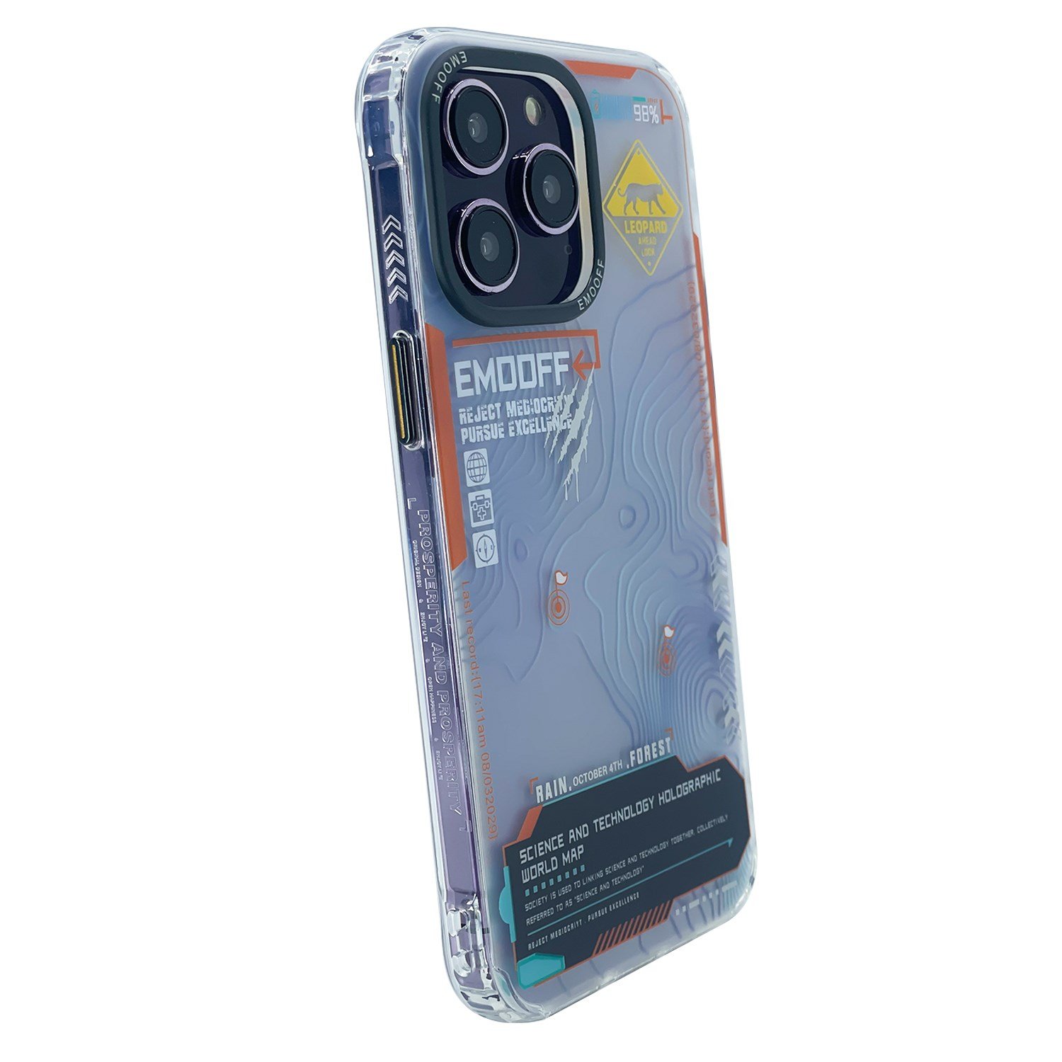 Nettech Apple iPhone 14 Pro Uyumlu Technology Metaverse Seri Arka Koruma Kılıf NT-101094
