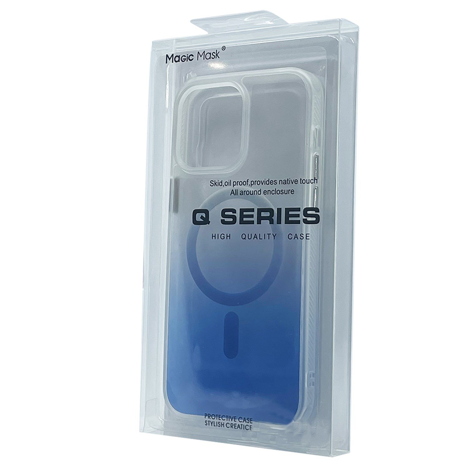 Nettech Apple iPhone 14 Pro Uyumlu Transparan Magsafe Seri Arka Koruma Kılıf NT-97990