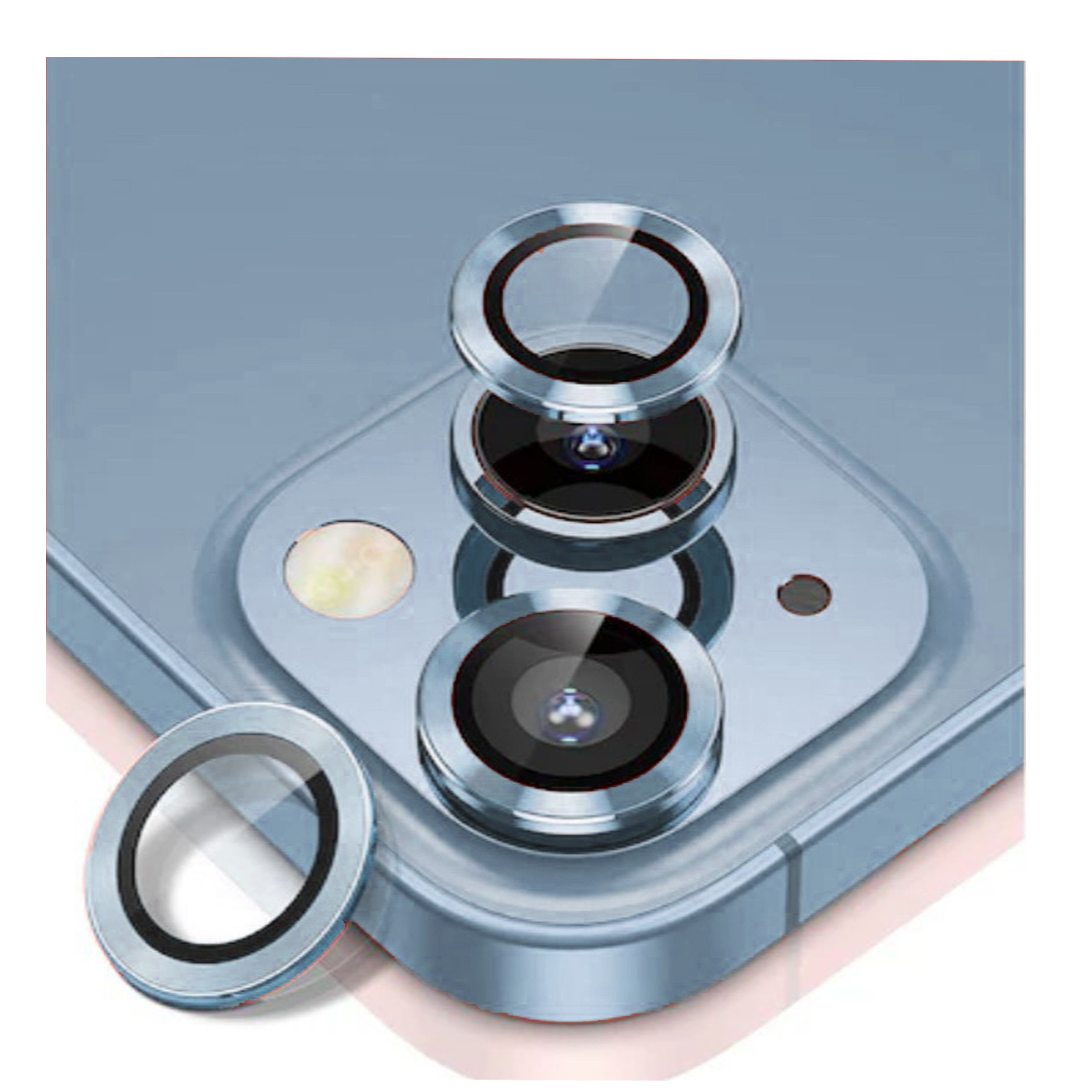 Nettech Apple iPhone 14 Uyumlu Alüminyum Seri Kamera Cam Koruyucu NT-103532