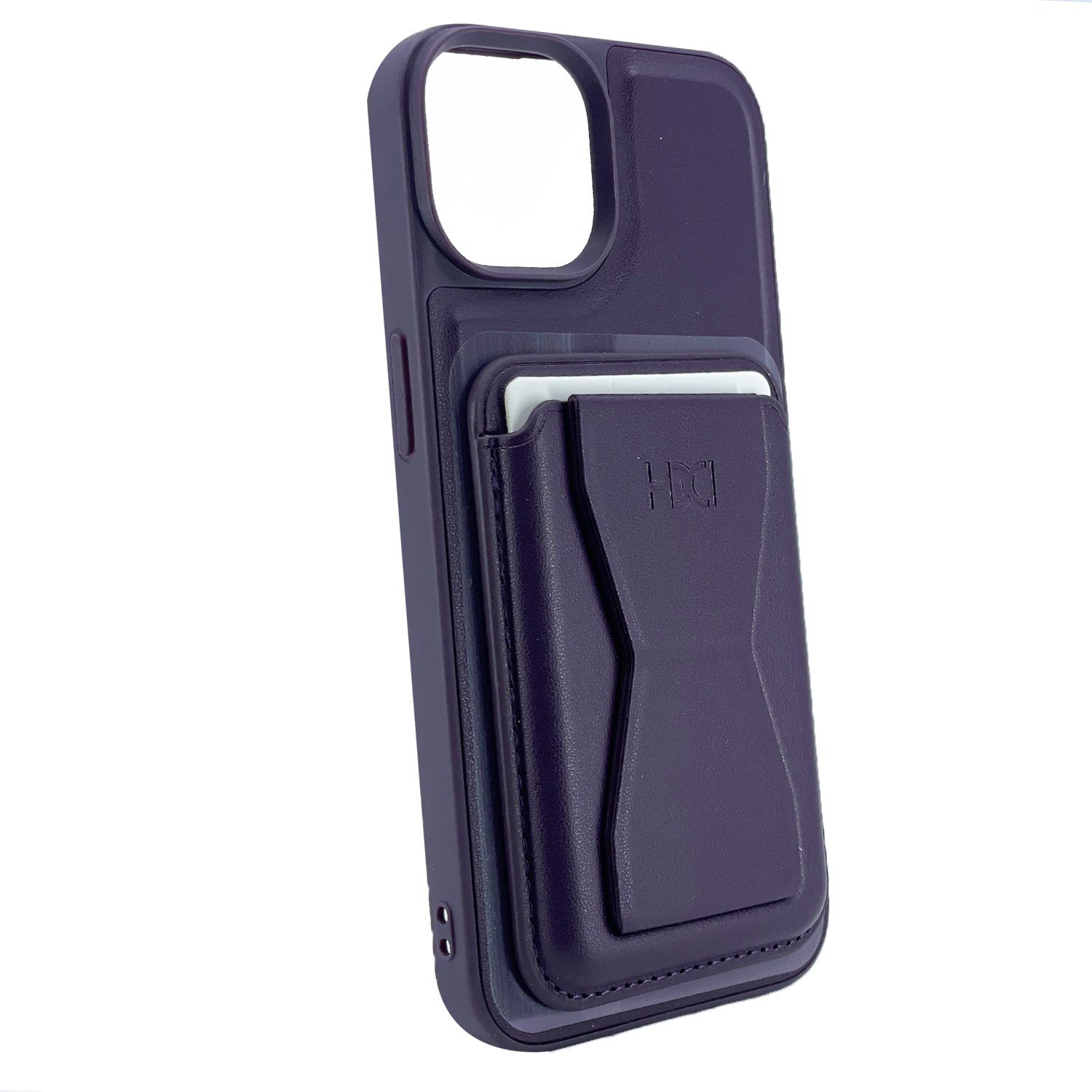 Nettech Apple iPhone 14 Uyumlu Deri Purse Seri Arka Koruma Kılıf NT-101341