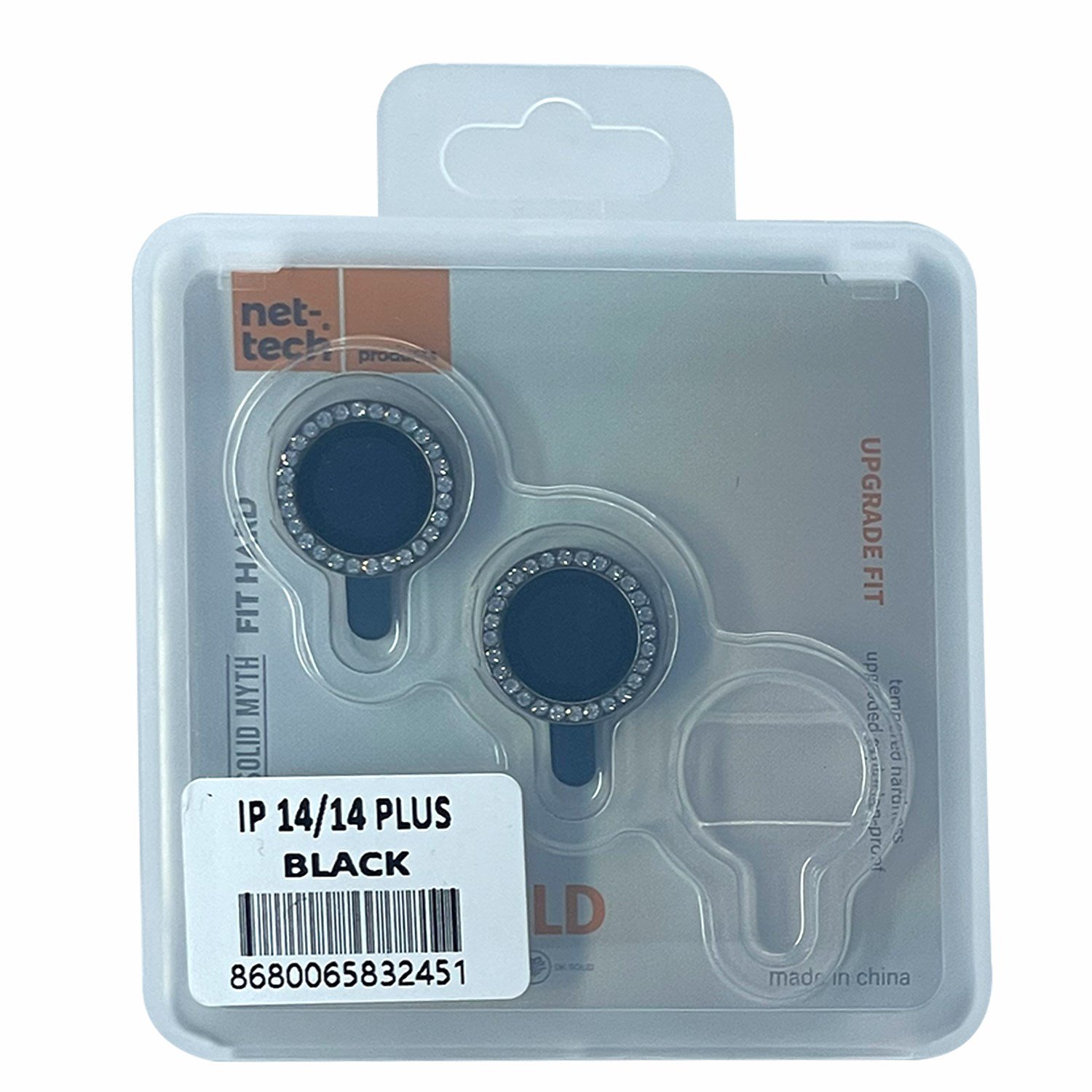 Nettech Apple iPhone 14 Uyumlu Diamond Taşlı Model Kamera Cam Koruyucu NT-97508