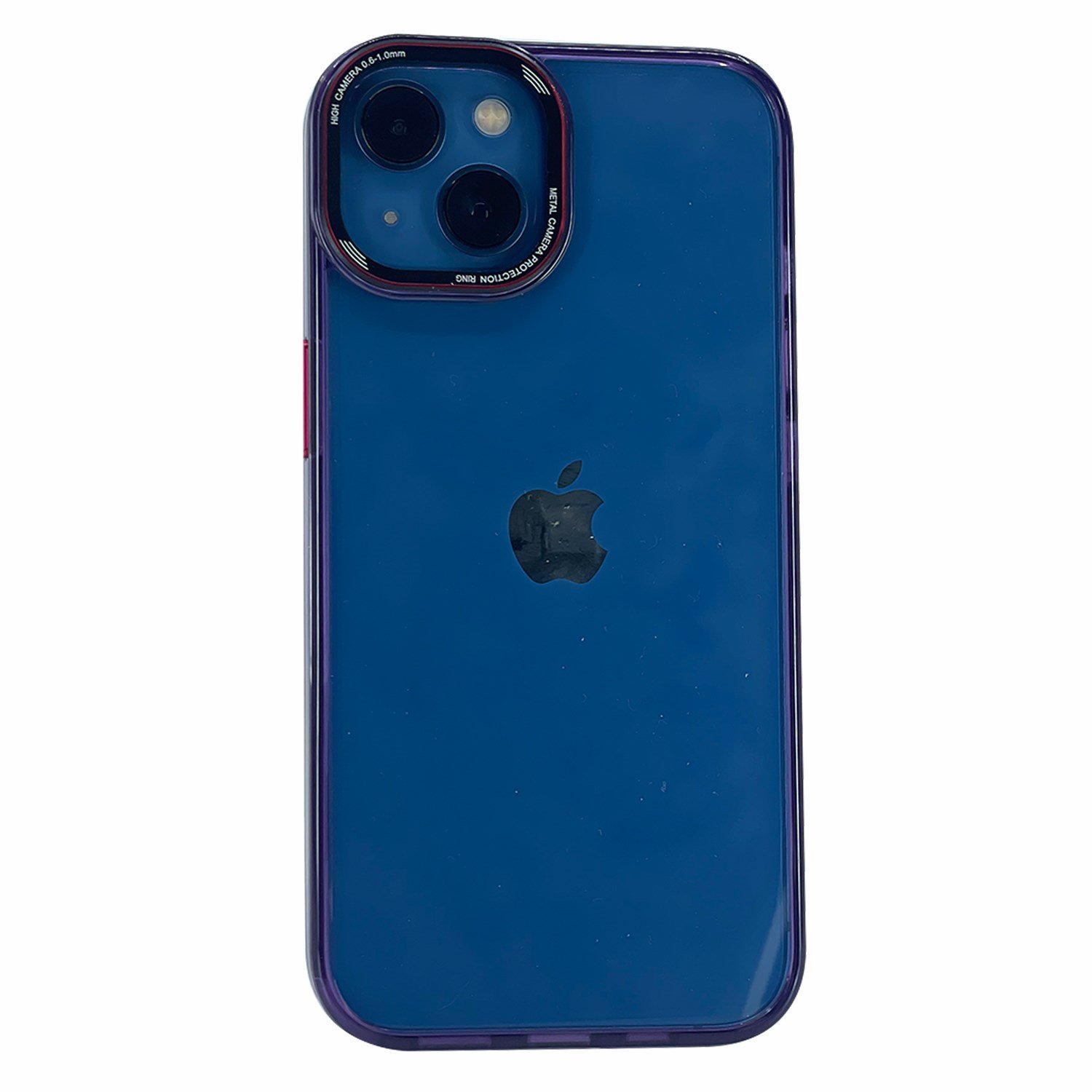 Nettech Apple iPhone 14 Uyumlu Mika Renkli Kenar Seri Arka Koruma Kılıf NT-99012