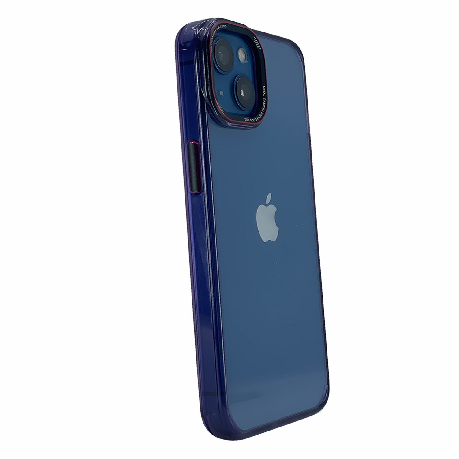 Nettech Apple iPhone 14 Uyumlu Mika Renkli Kenar Seri Arka Koruma Kılıf NT-99012