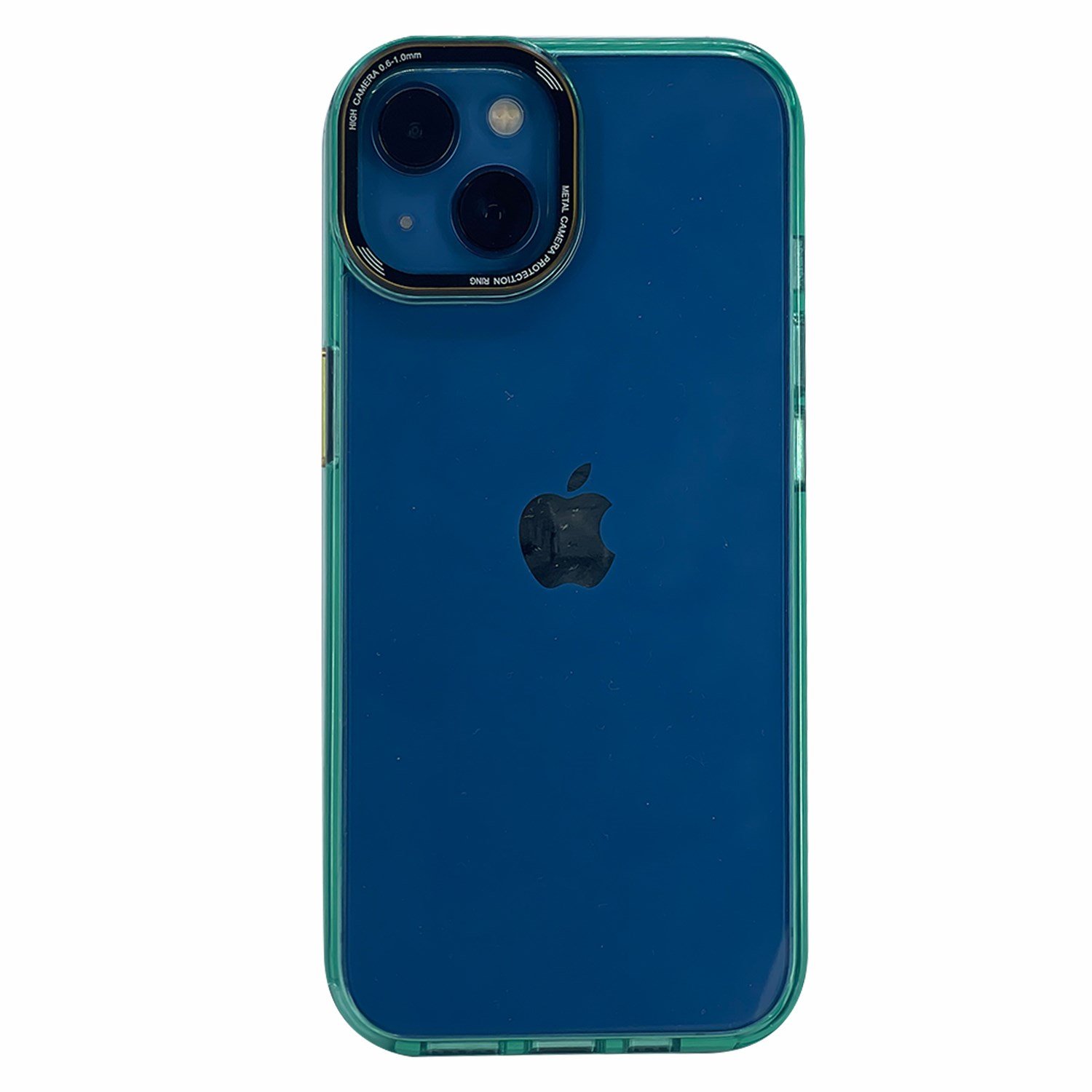 Nettech Apple iPhone 14 Uyumlu Mika Renkli Kenar Seri Arka Koruma Kılıf NT-99012