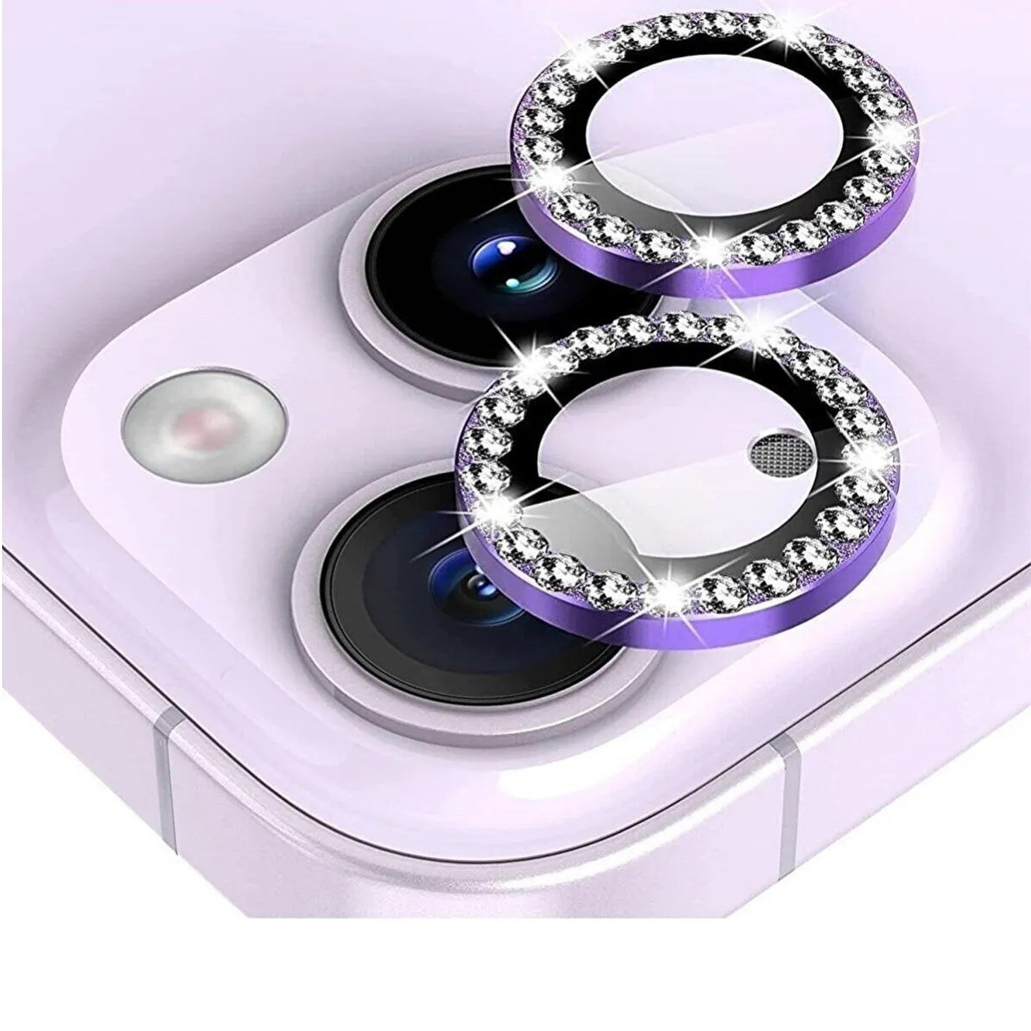 Nettech Apple iPhone 15 Plus Uyumlu Diamond Taşlı Model Kamera Cam Koruyucu NT-110771