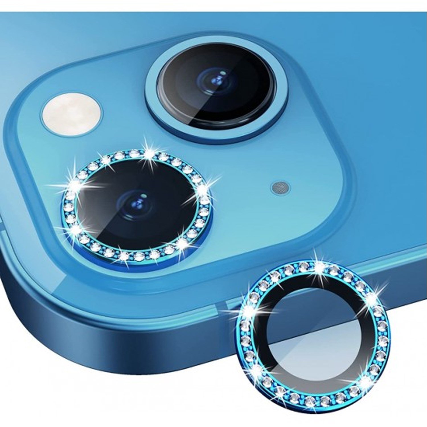 Nettech Apple iPhone 15 Plus Uyumlu Diamond Taşlı Model Kamera Cam Koruyucu NT-110771