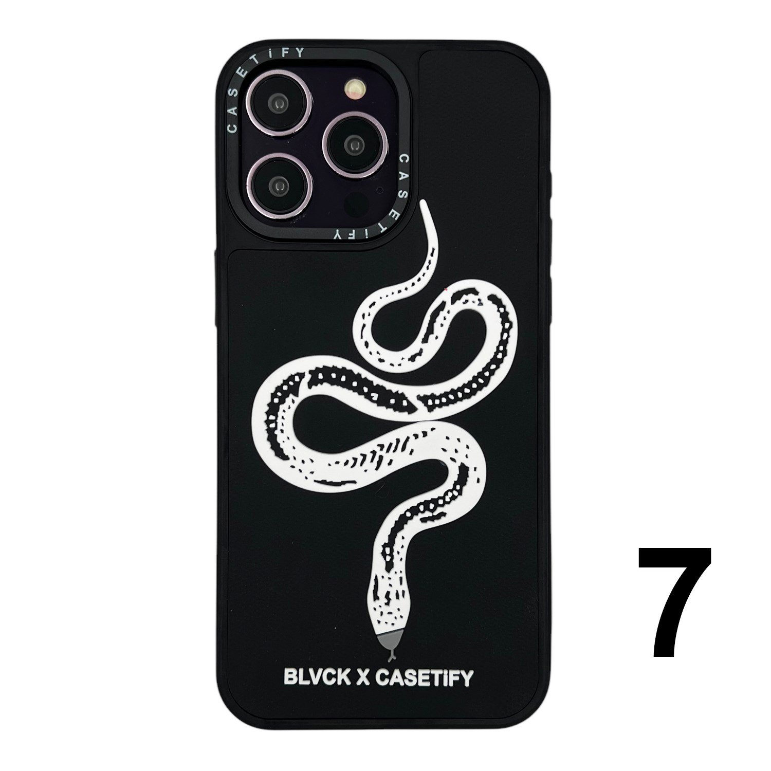 Nettech Apple iPhone 15 Pro Max Uyumlu Casetify Kabartmalı Arka Koruma Kılıf NT-112027