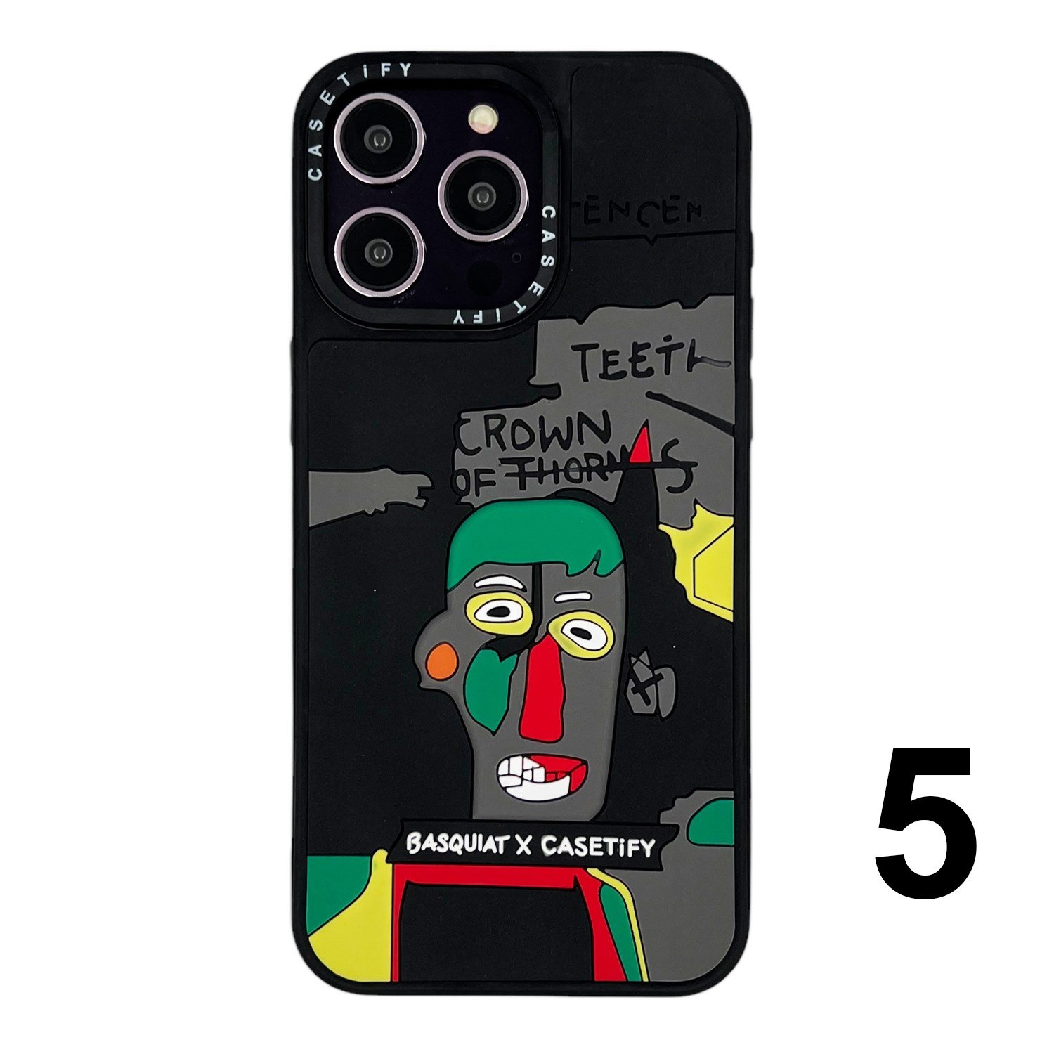 Nettech Apple iPhone 15 Pro Max Uyumlu Casetify Kabartmalı Arka Koruma Kılıf NT-112027