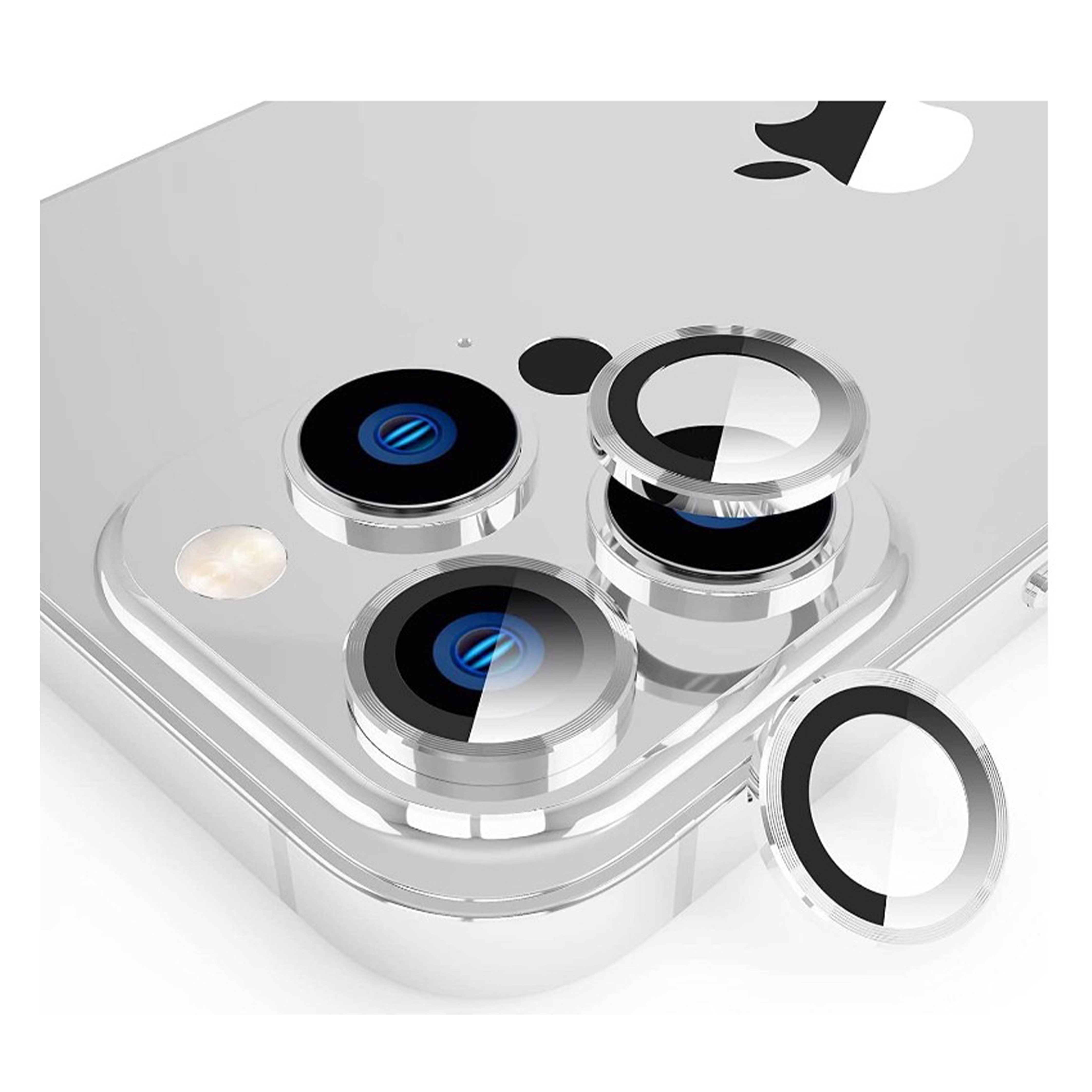 Nettech Apple iPhone 15 Pro Uyumlu Alüminyum Seri Kamera Cam Koruyucu NT-103747