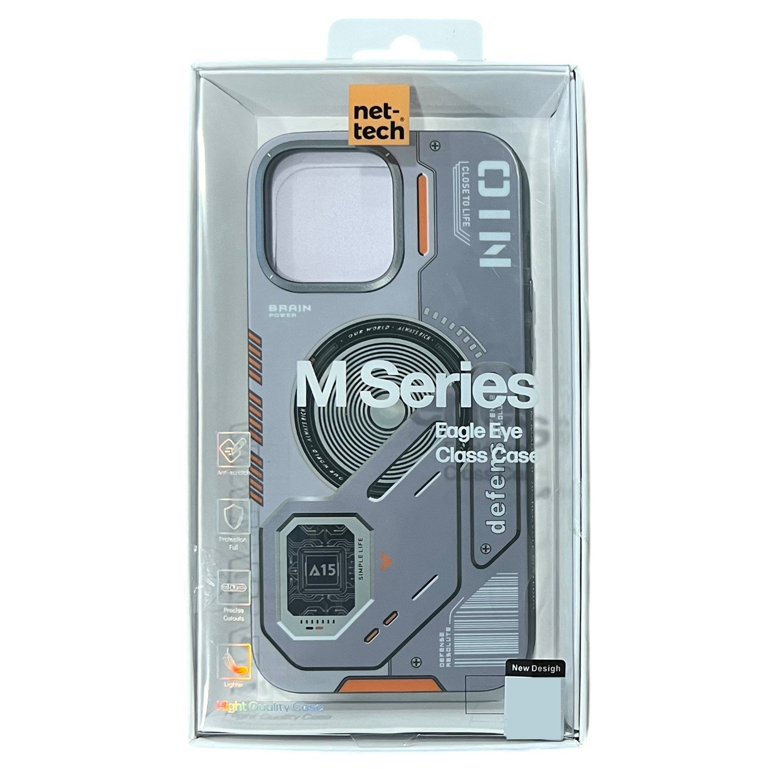 Nettech Apple iPhone 15 Pro Uyumlu NT-N043 Arka Koruma Kılıf NT-108395