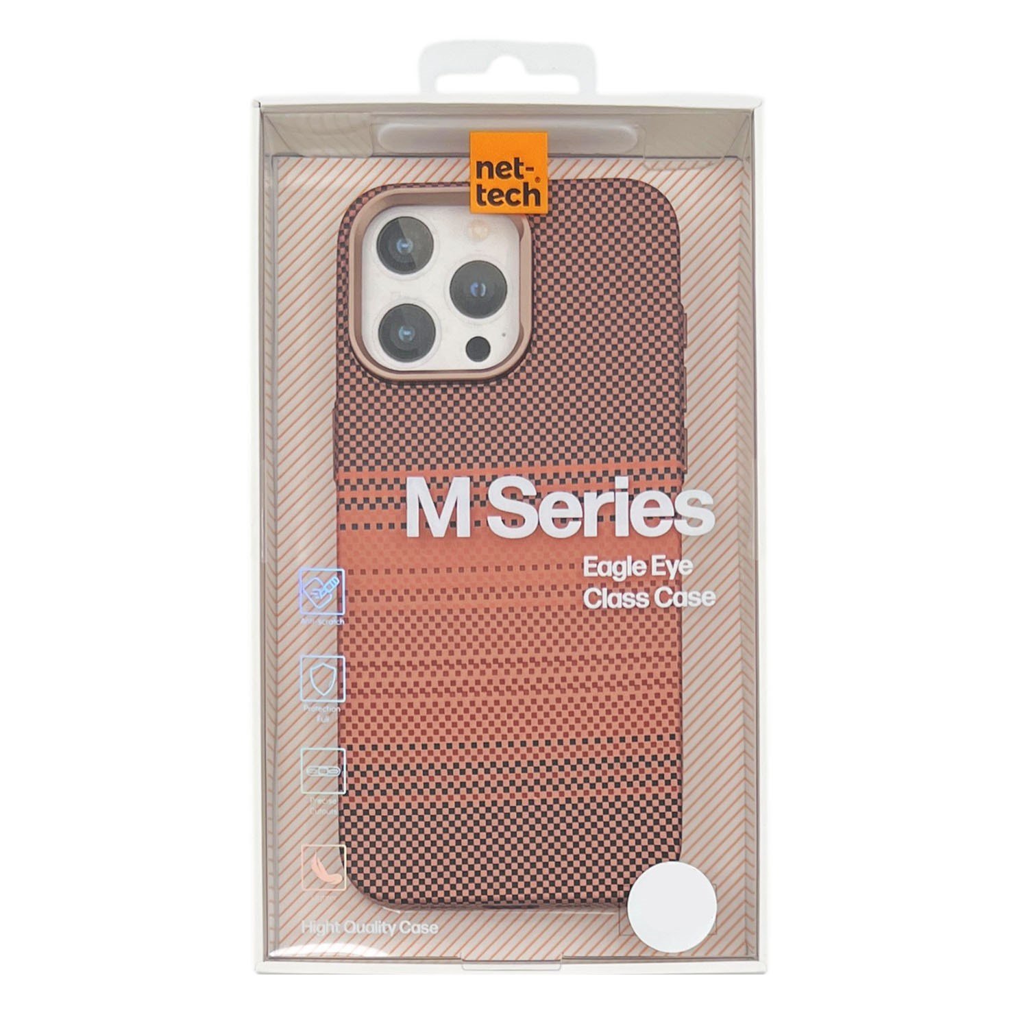 Nettech Apple iPhone 15 Pro Uyumlu NT-N069 Kevlar Arka Koruma Kılıf NT-113298