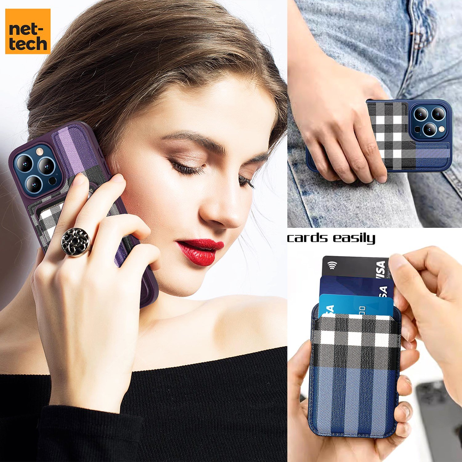 Nettech Apple iPhone 15 Pro Uyumlu NT-N034 Arka Koruma Kılıf NT-107761