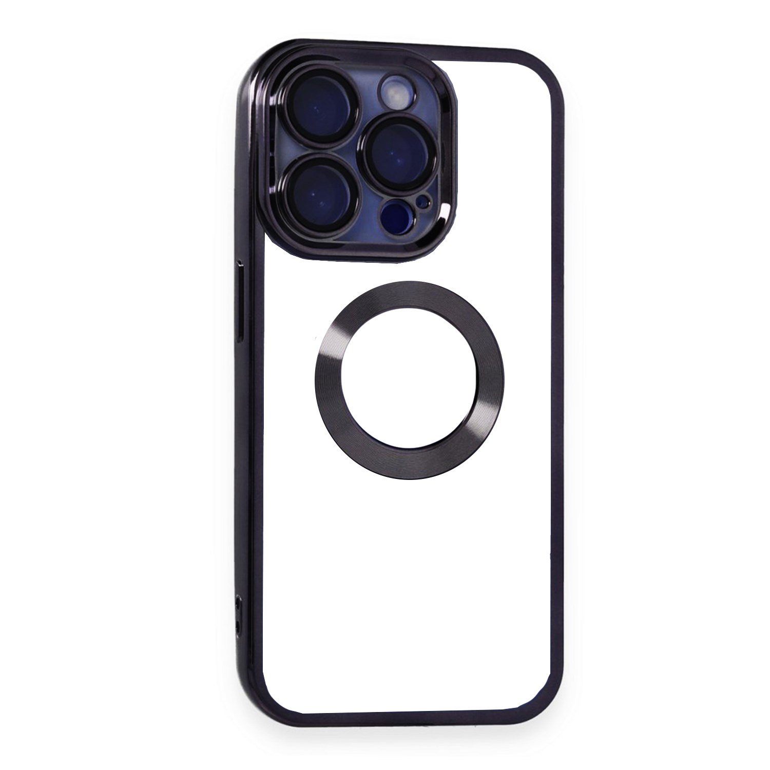 Nettech Apple iPhone 15 Pro Uyumlu Round Silikon Seri Arka Koruma Kılıf NT-107267