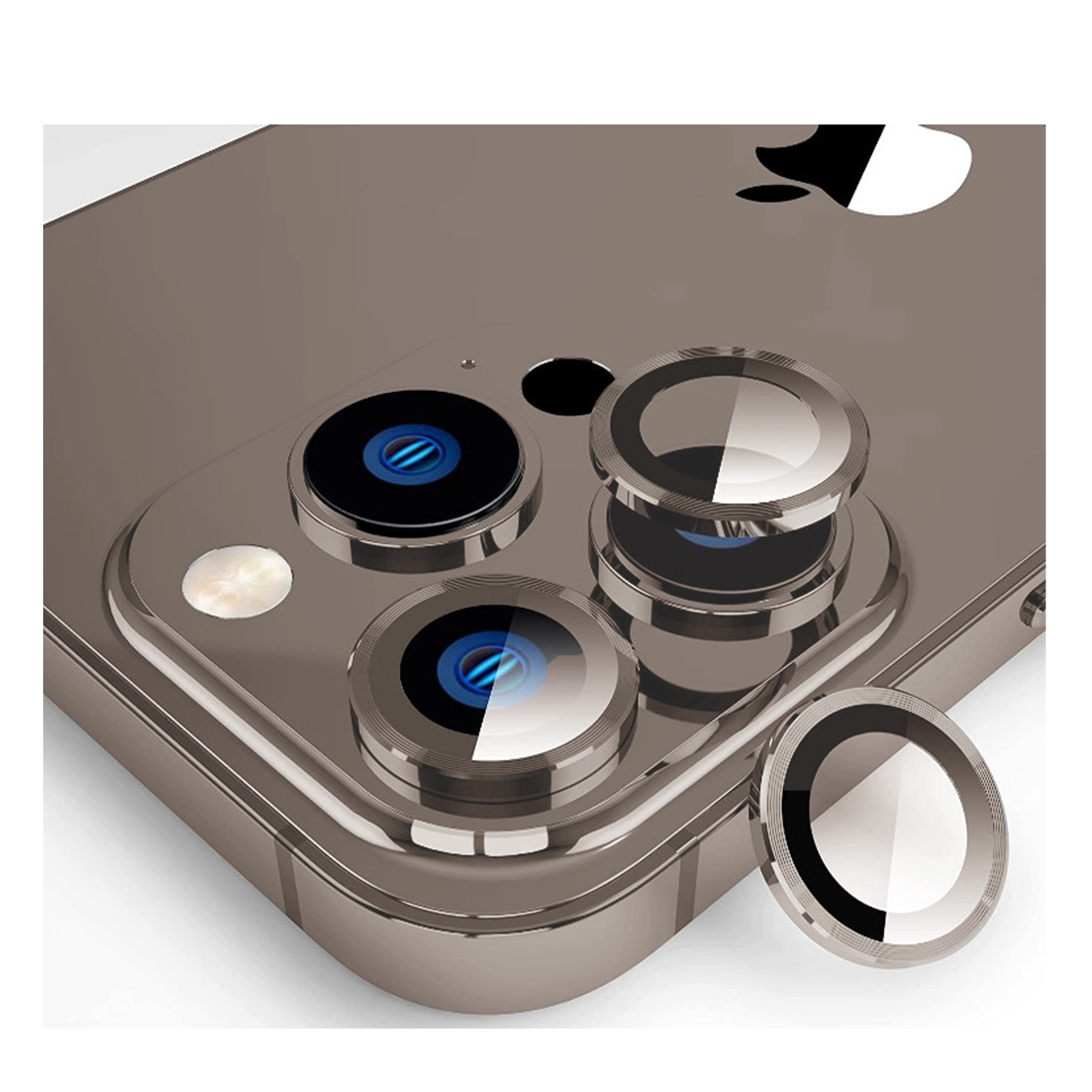 Nettech Apple iPhone 15 Pro Uyumlu Safir Lens Kamera Cam Koruyucu NT-103565