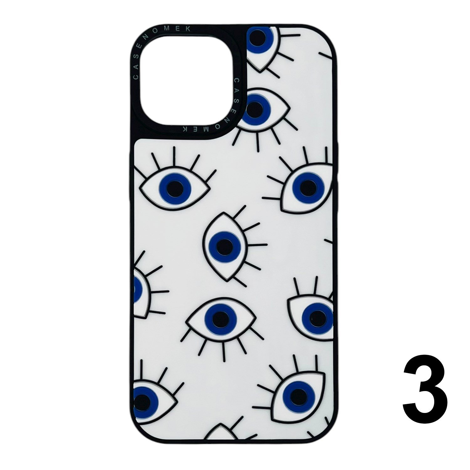 Nettech Apple iPhone 15 Uyumlu Casetify Kabartmalı Arka Koruma Kılıf NT-112026